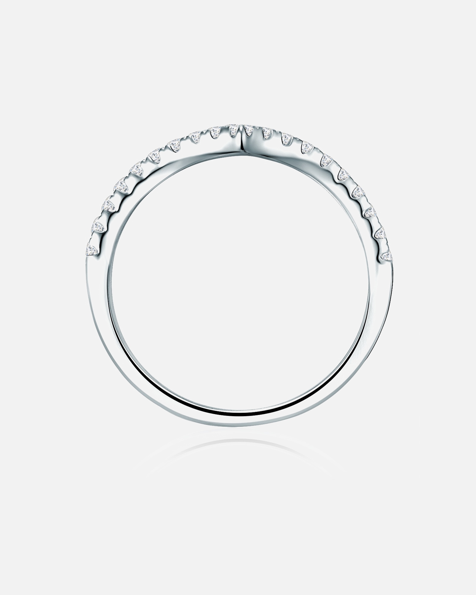 Bague for FemmeTrilaniBague en argent Argent sterling Oxyde de zirconium (CZ) en Argent60