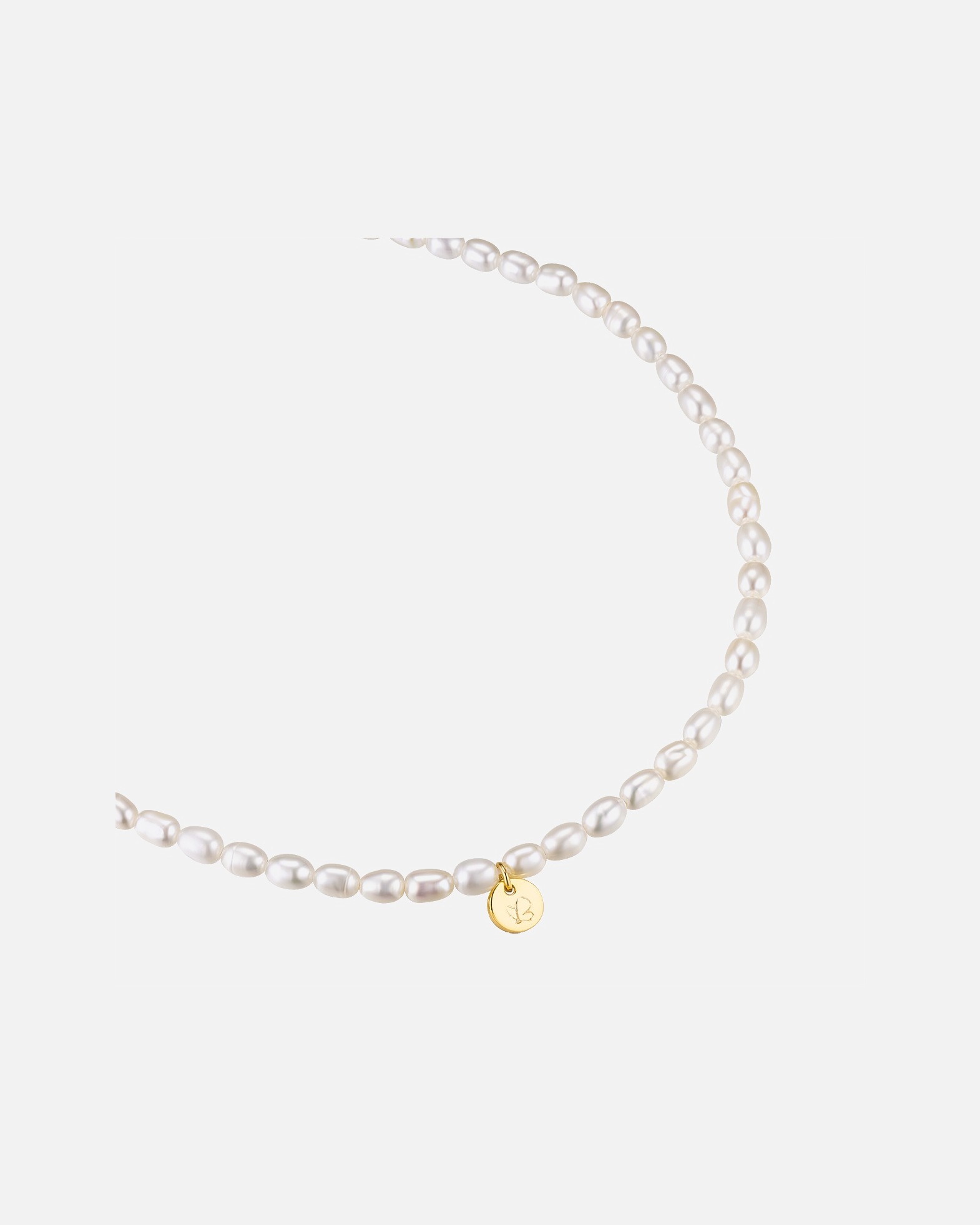 Bracelet for FemmeGlanzstücke MünchenSüßwasser-Zuchtperle en Perlenarmband en Perlen-Armband19 cm