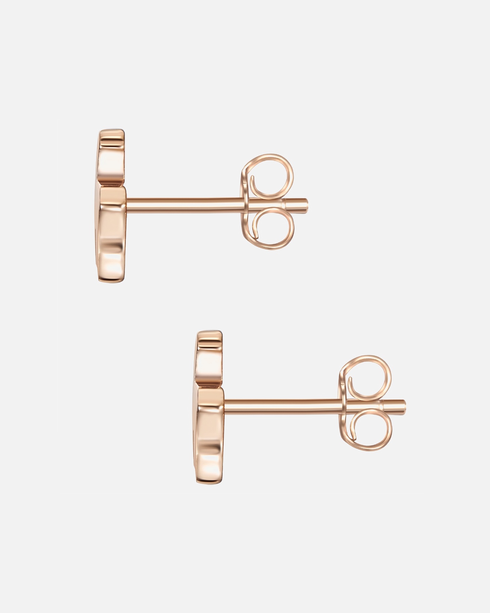 Boucle d'oreilles for FemmeGlanzstücke MünchenPuces d'oreilles en argent Alpaga Argent sterling en Or rose6,0 mm