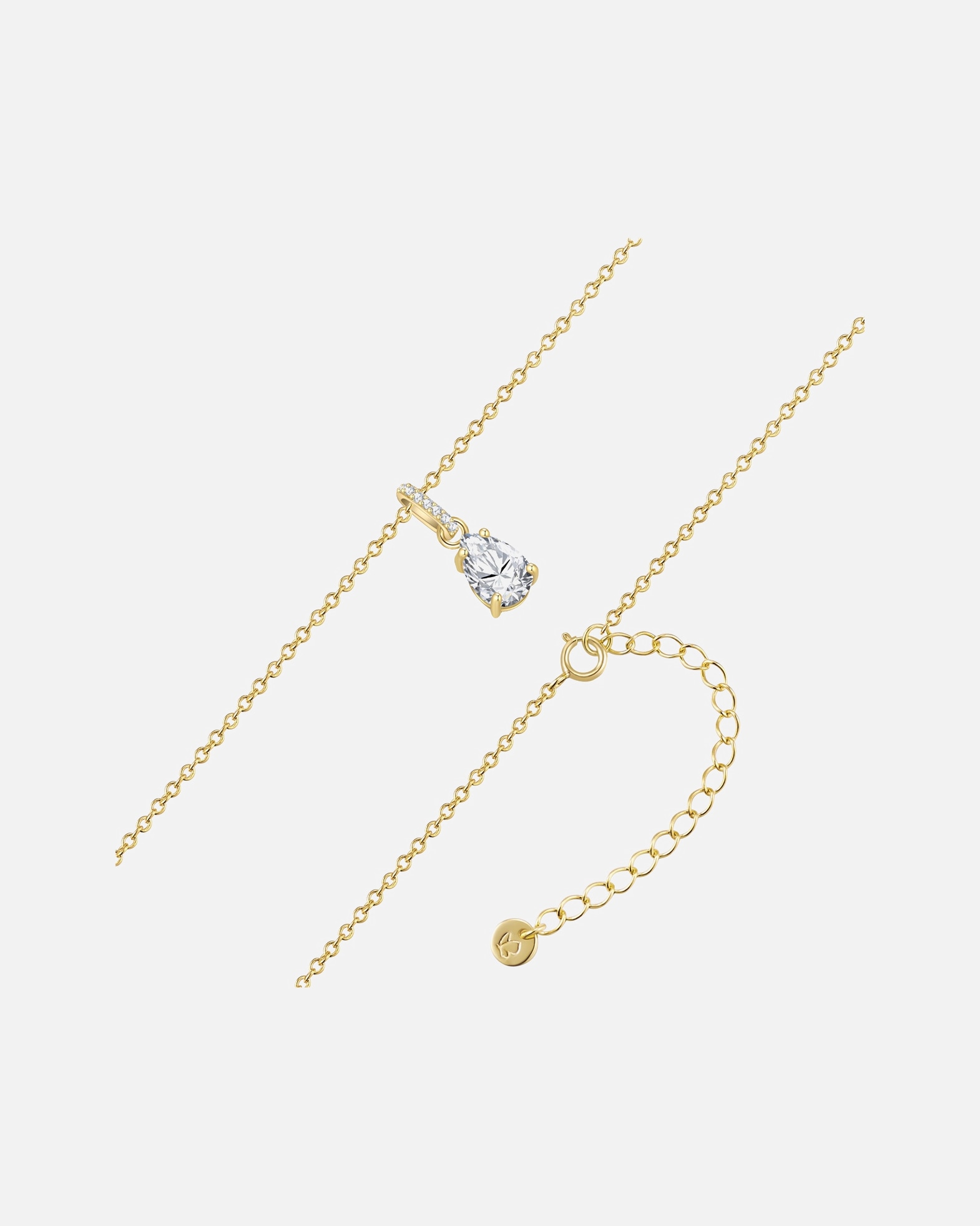 Collier for FemmeGlanzstücke MünchenChaîne en Argent sterling en Or jaune40,0 cm Basiskette + 5,0 cm Verlängerung