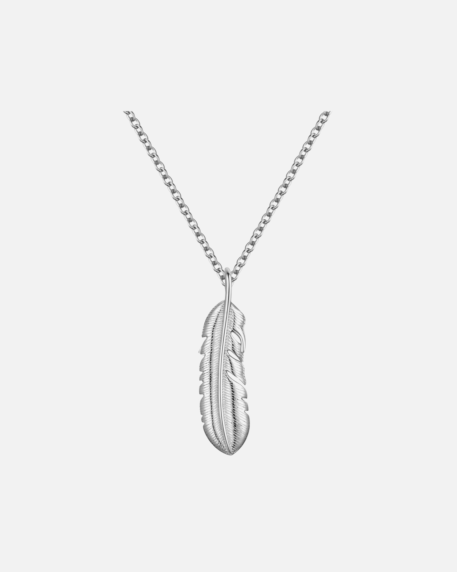 Collier for FemmeRafaela DonataChaîne Plume en Argent sterling en Argent42,0 cm Basiskette + 5,0 cm Verlängerung
