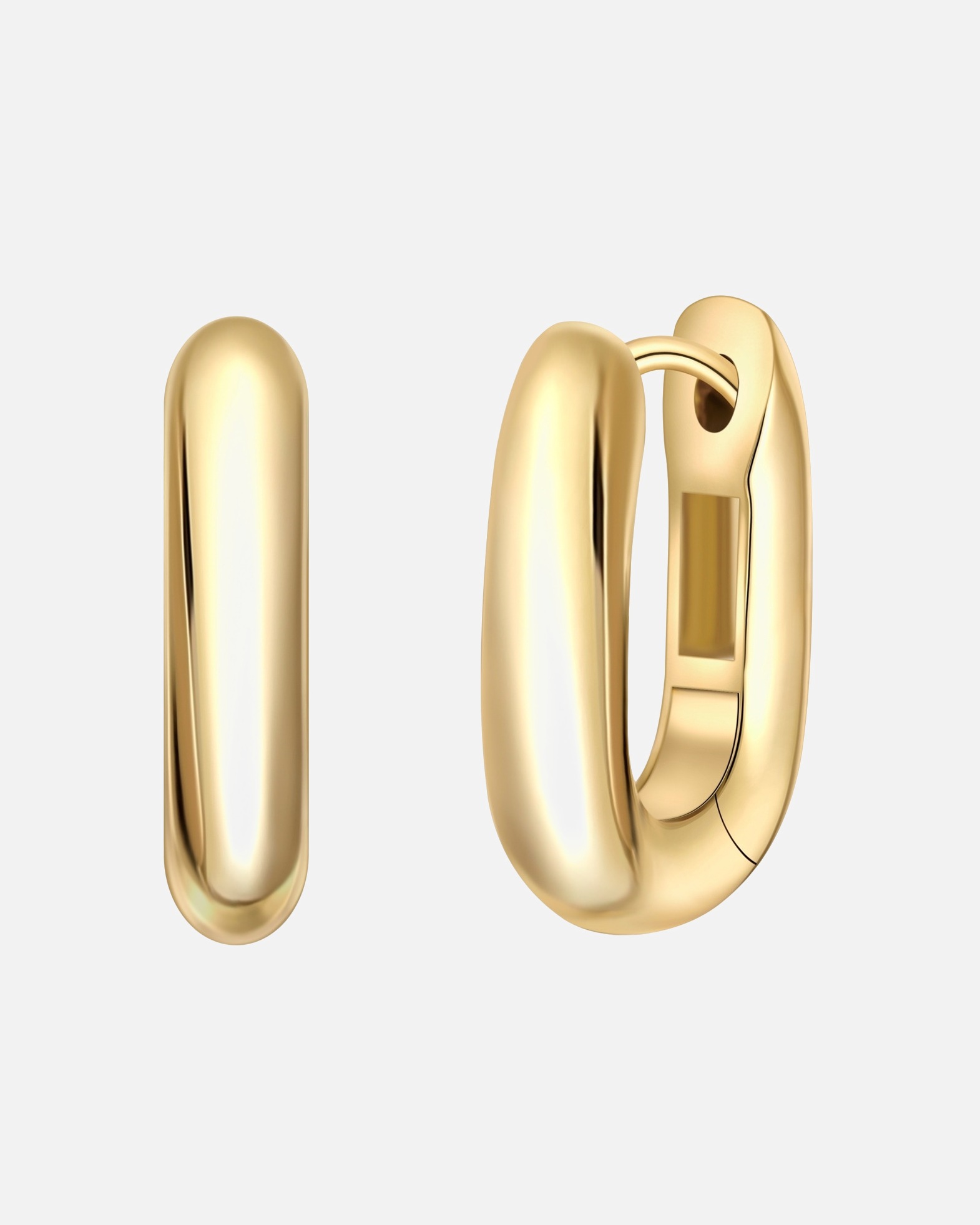 Creolen für Weiblich Creolen aus Messing in gelbgold 16,0 mm