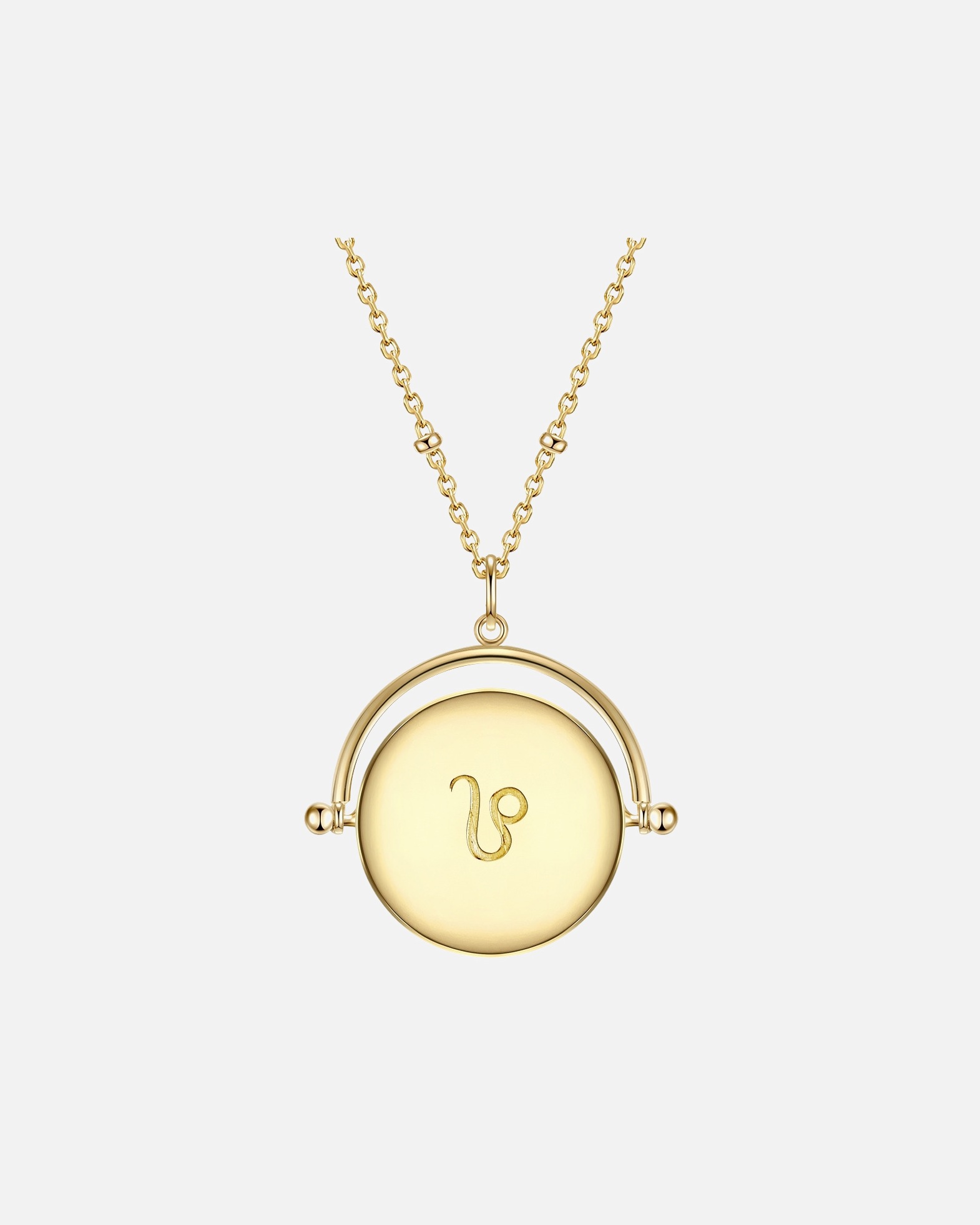 Collier for FemmeGlanzstücke MünchenCollier en argent Zodiaque Leo Argent sterling Oxyde de zirconium (CZ) en Or jaune50,0 cm Basiskette + 5,0 cm Verlängerung