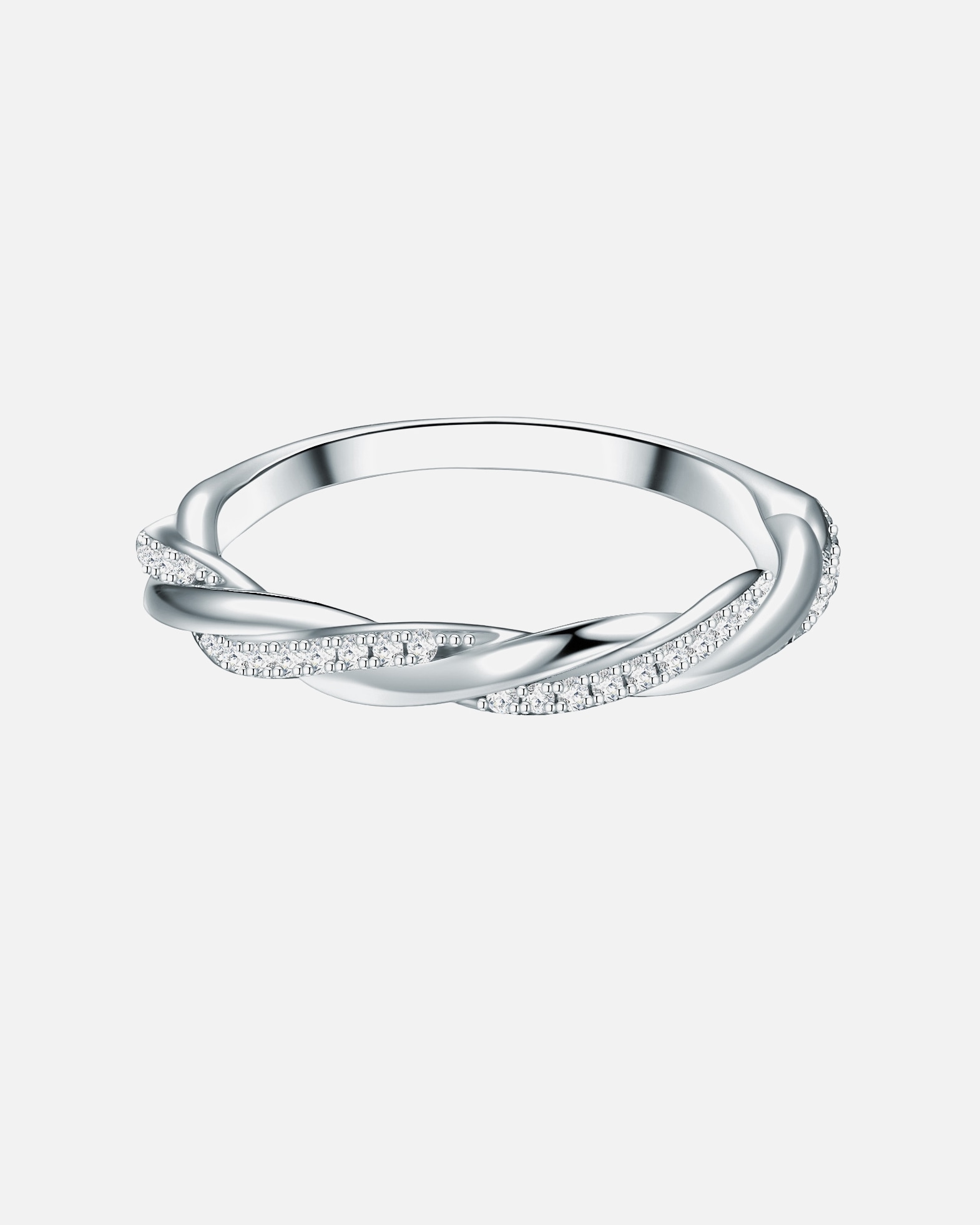 Bague for FemmeTrilaniBague en argent Argent sterling Oxyde de zirconium (CZ) en Argent58