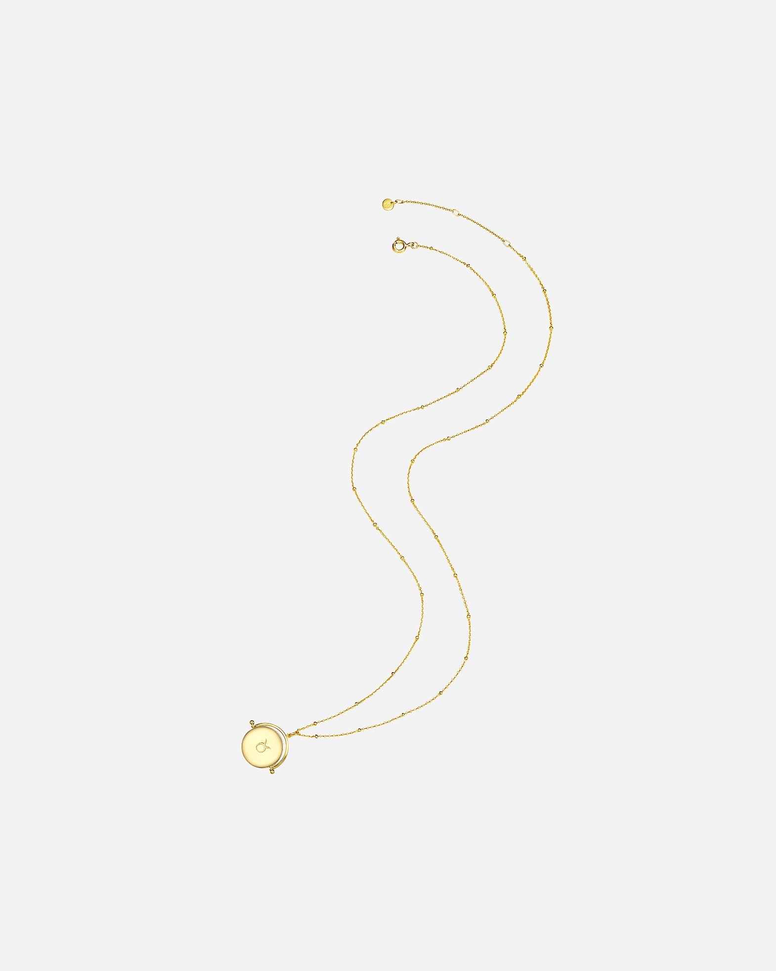 Collier for FemmeGlanzstücke MünchenCollier en argent Zodiaque Taureau Argent sterling Oxyde de zirconium (CZ) en Or jaune50,0 cm Basiskette + 5,0 cm Verlängerung