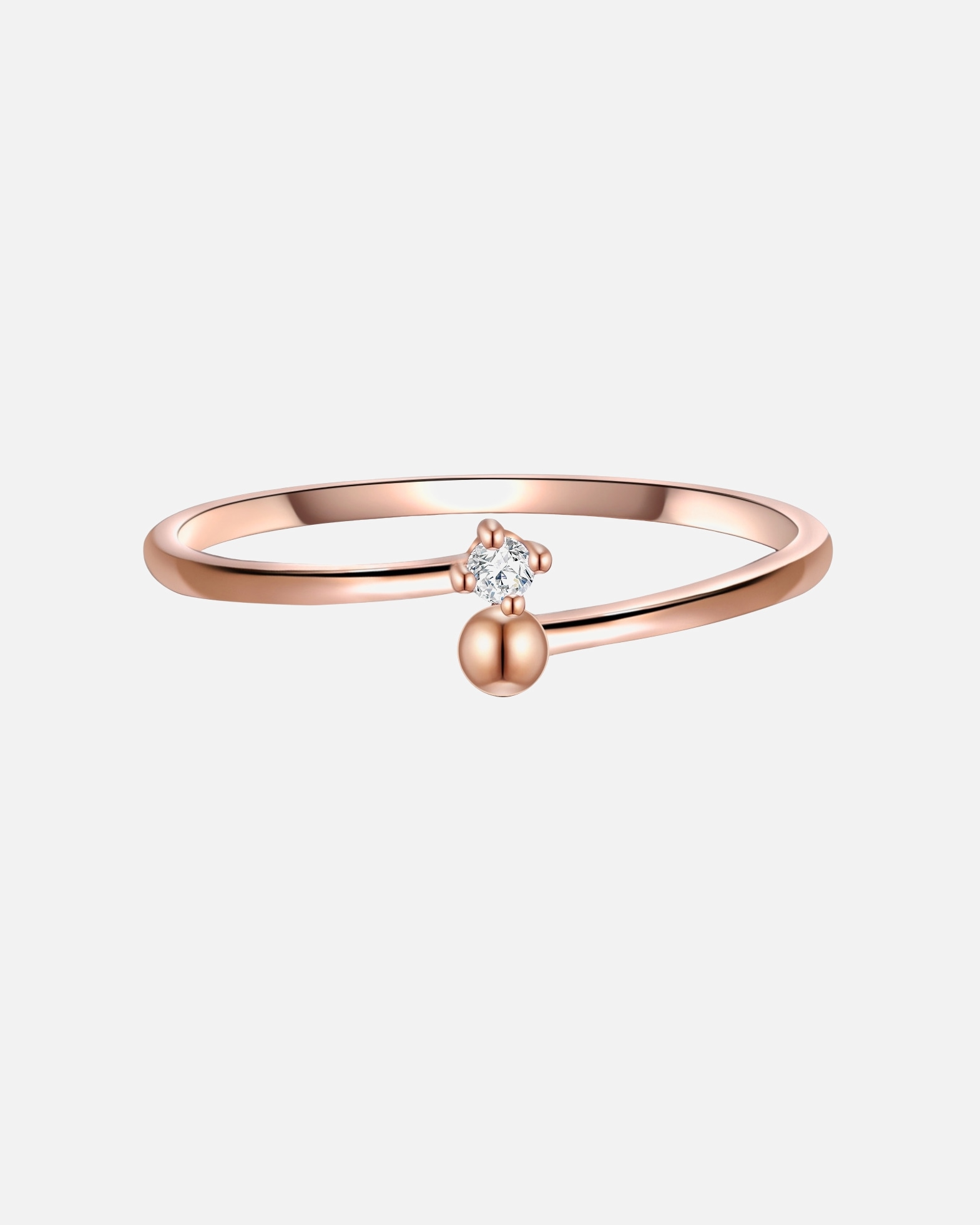 Bague for FemmeGlanzstücke MünchenBague en argent Argent sterling Topaze en Or rose50