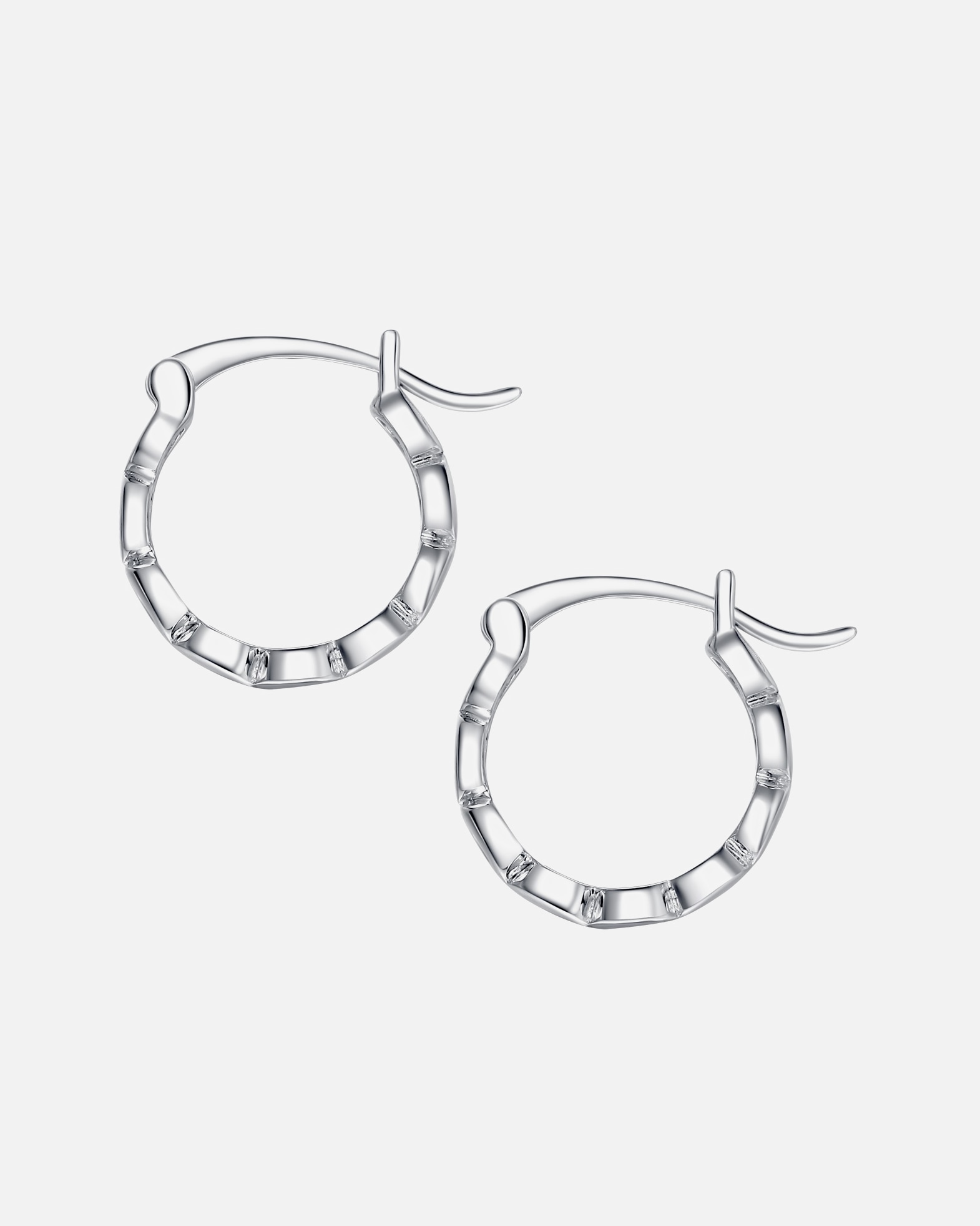 Créoles for FemmeLulu & JaneBoucles d´oreilles Argent sterling Diamant en Argent15,4 mm