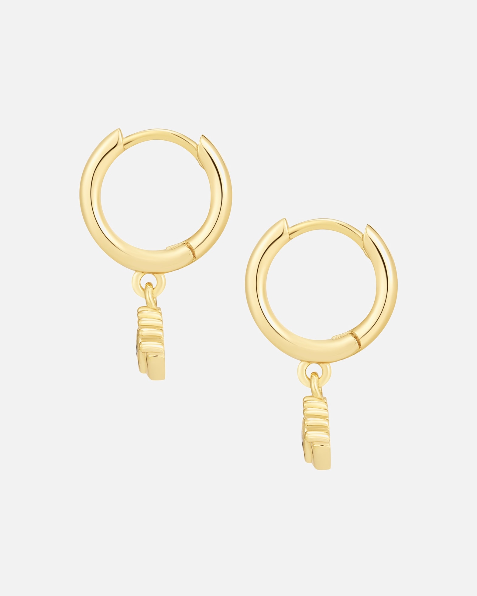 Créoles for FemmeGlanzstücke MünchenBoucles d´oreilles Œil omniscient en Argent sterling en Or jaune18,1 mm