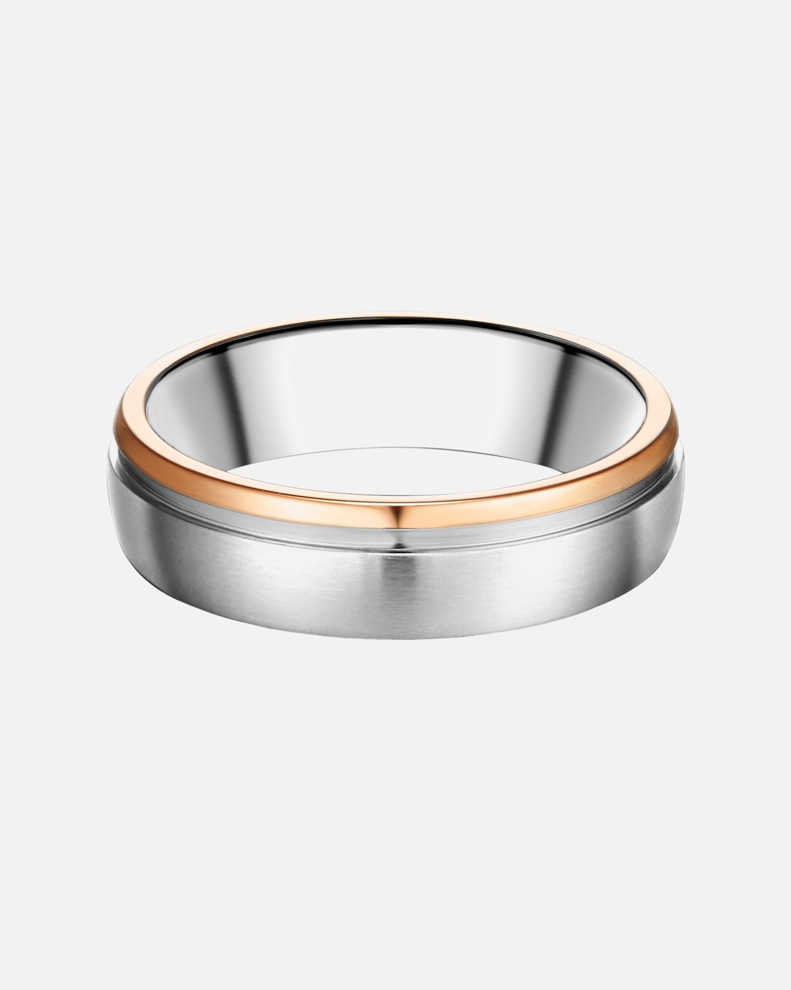 Bague for HommeTrilaniBague en Acier inoxydable en Argent/or rose66