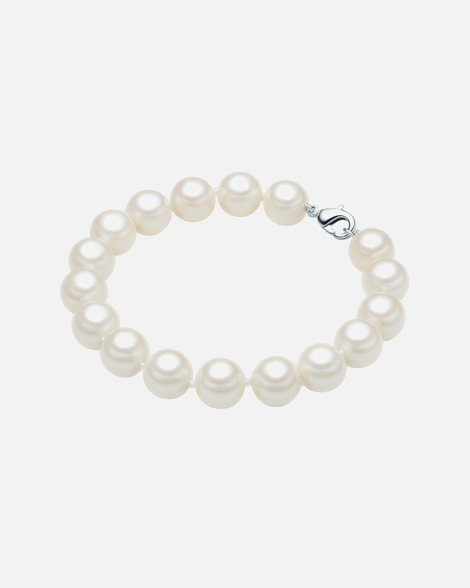 Bracelet for FemmeRafaela DonataBracelet en perles Perles organiques Perles organiques en Blanc17 cm