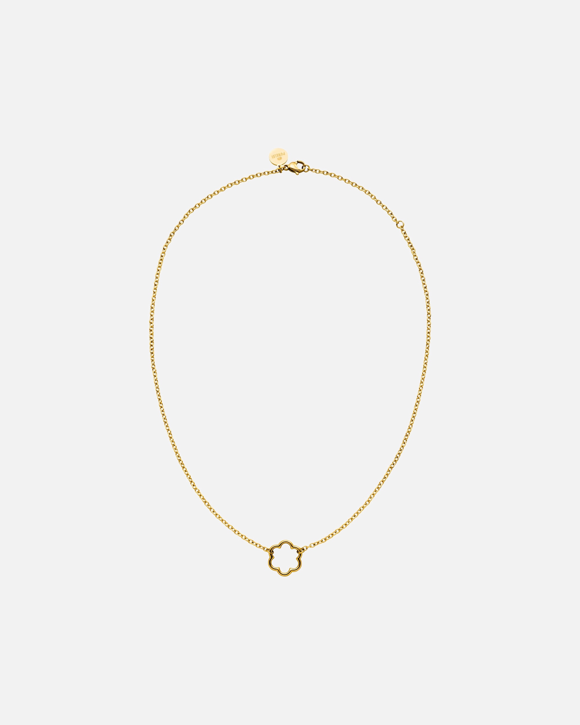 Halskette für Weiblich Purelei Bloom Kette 100% Edelstahl Gold