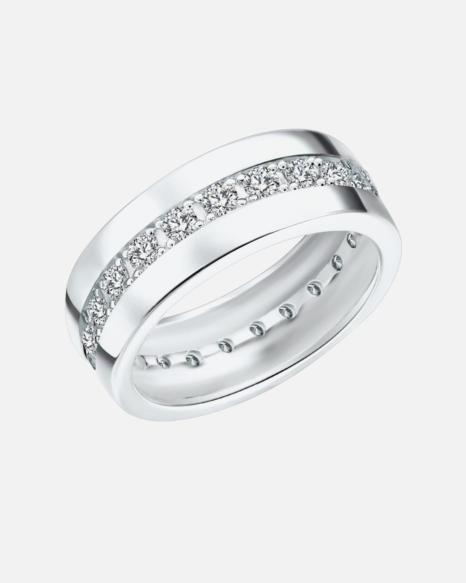 Bague for FemmeRafaela DonataBague en argent Argent sterling Oxyde de zirconium (CZ) en Argent62