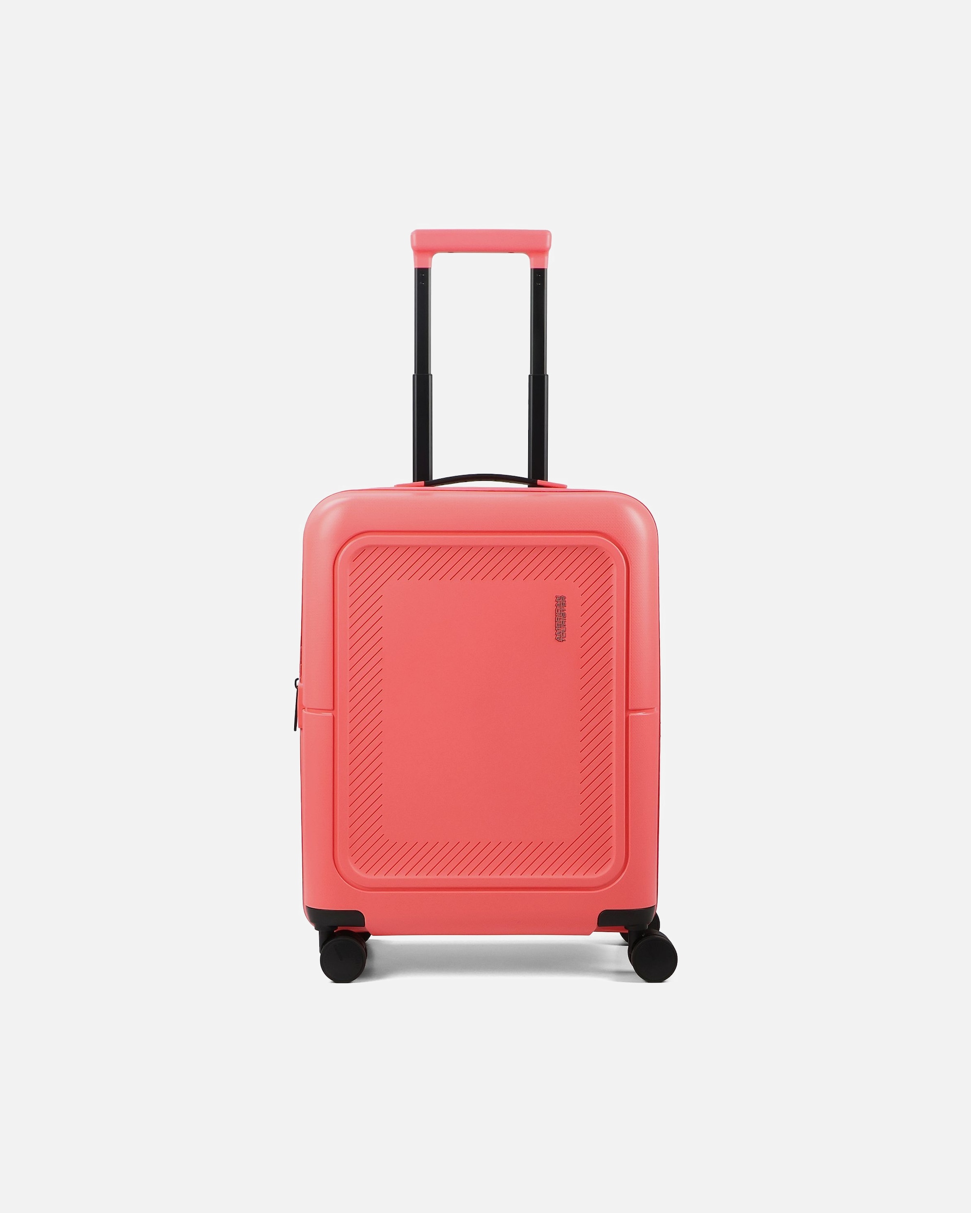 Valise for HommeAmerican TouristerDashpop 4 roulettes Trolley de cabine 55 cm avec soufflet d'extensionsugar pink