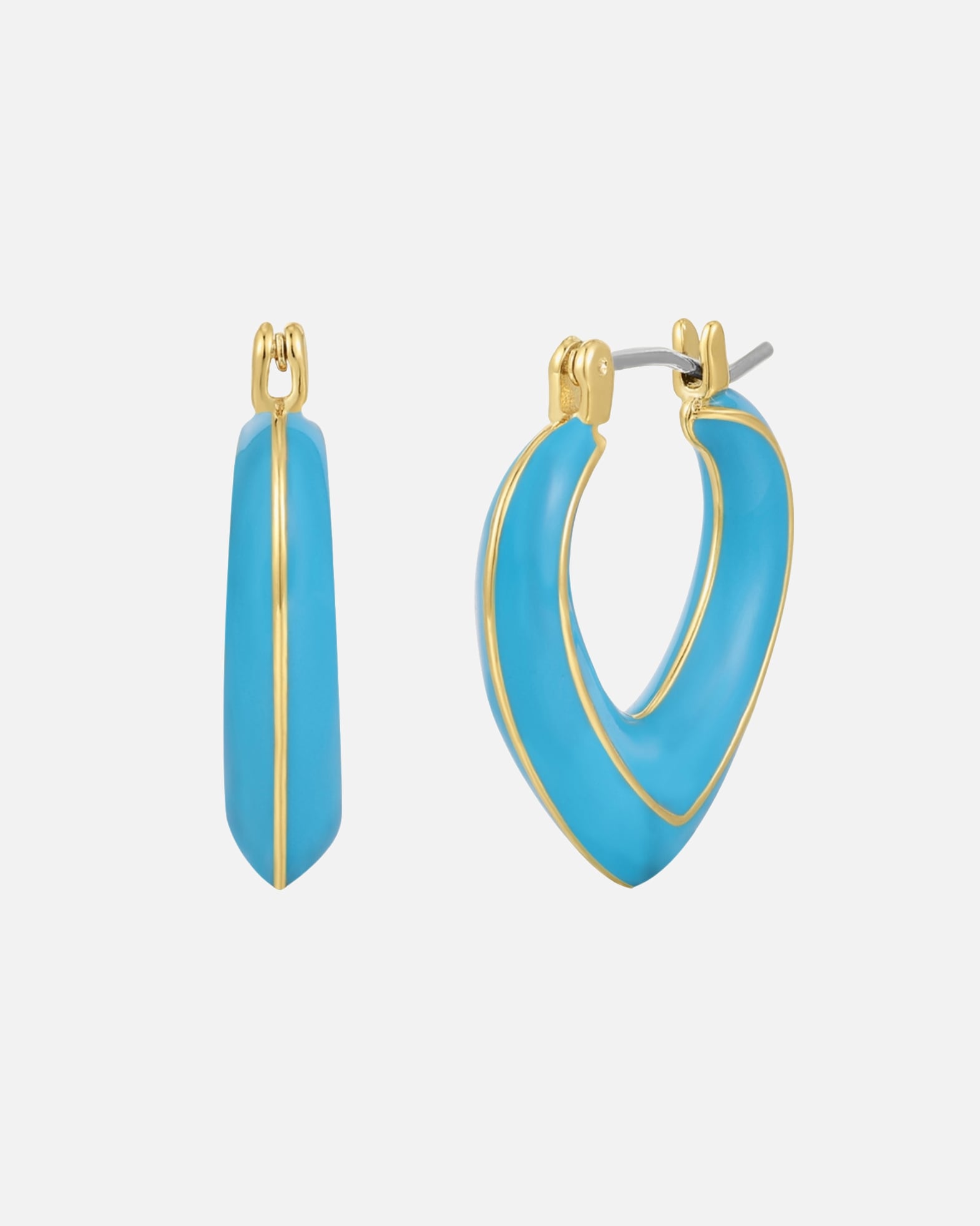 Ohrringe für Weiblich Yokoamii Creolen aus Metall-Legierung in Roségold 23,2 mm