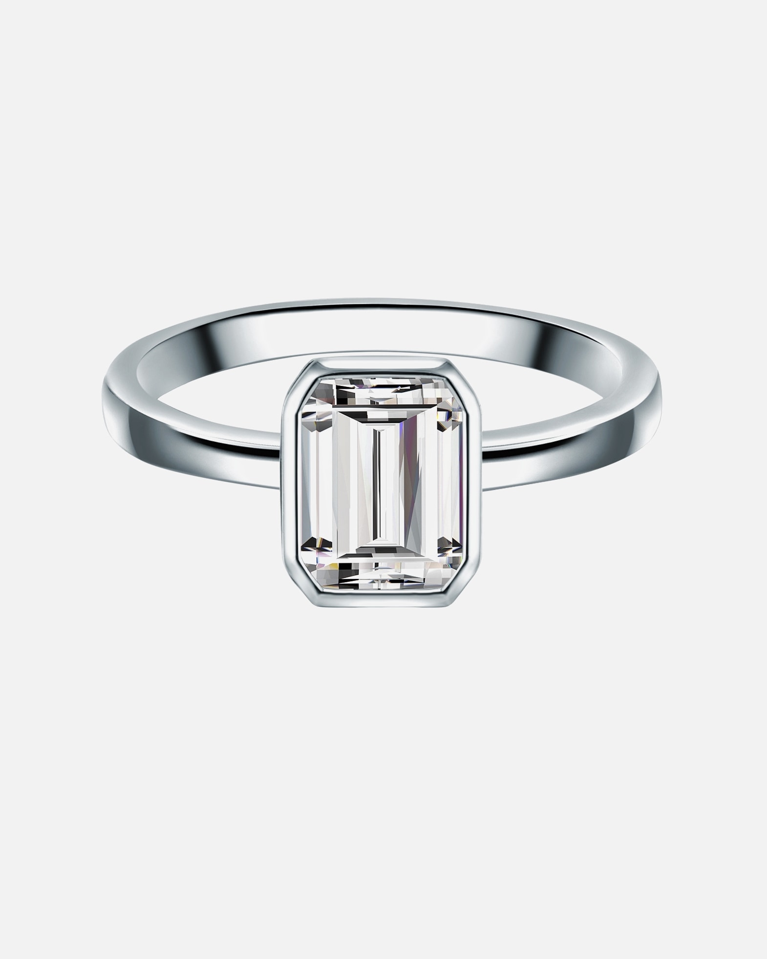 Bague for FemmeTrilaniBague en argent Argent sterling Oxyde de zirconium (CZ) en Argent56