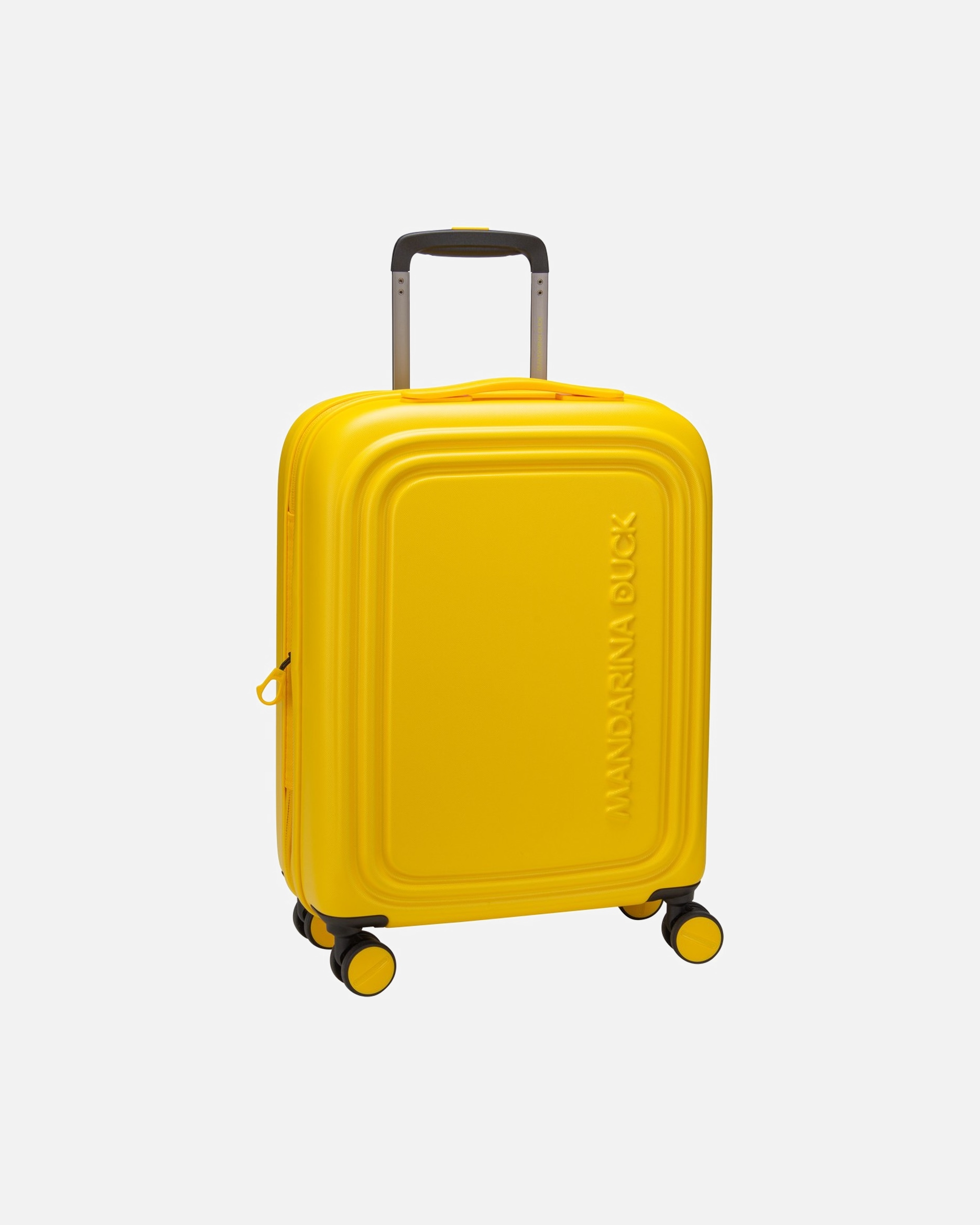 Trolley für Unisex Mandarina Duck Logoduck + 4 Rollen Kabinentrolley S 55 cm duck yellow