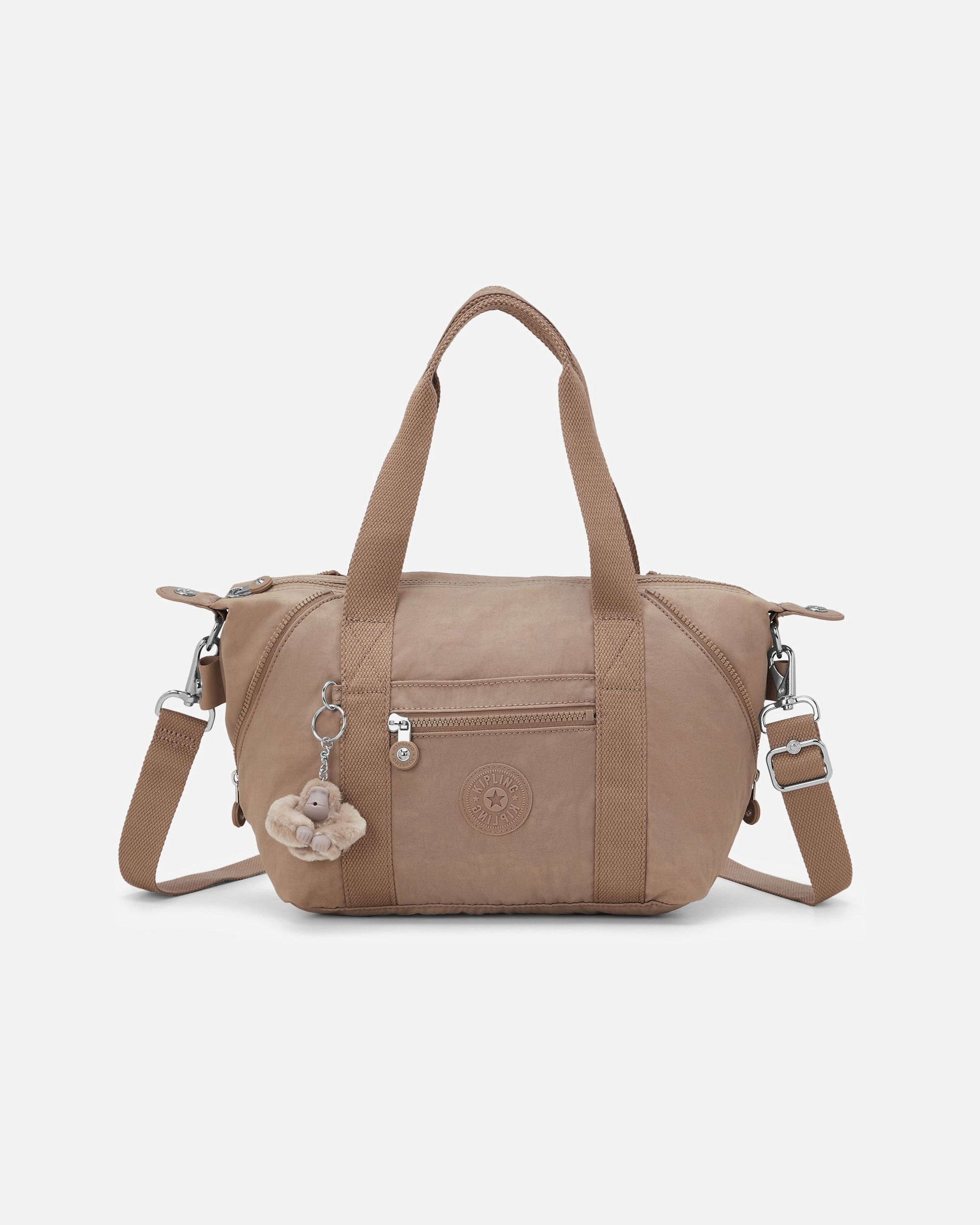 Tasche für Weiblich Kipling Art Mini Schultertasche tan beige