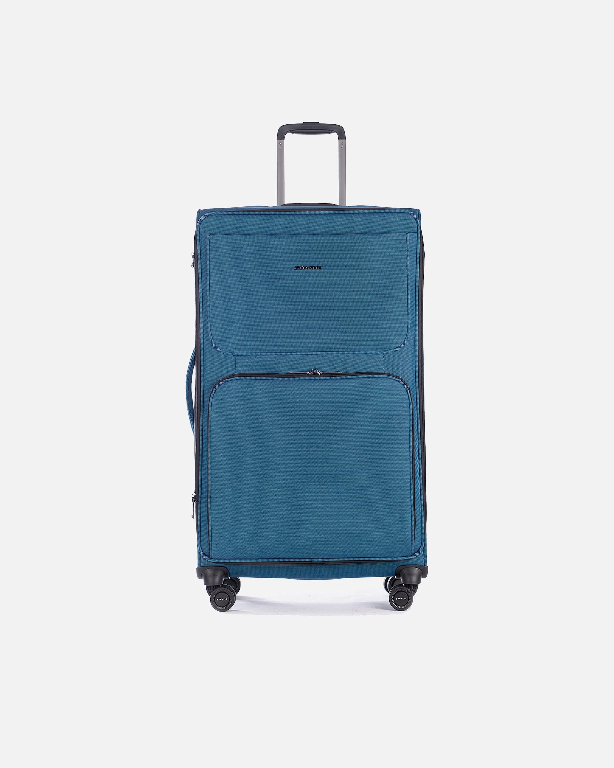 Koffer für Weiblich Stratic Bendigo Light Plus 4-Rollen Trolley 84 cm Laptopfach petrol