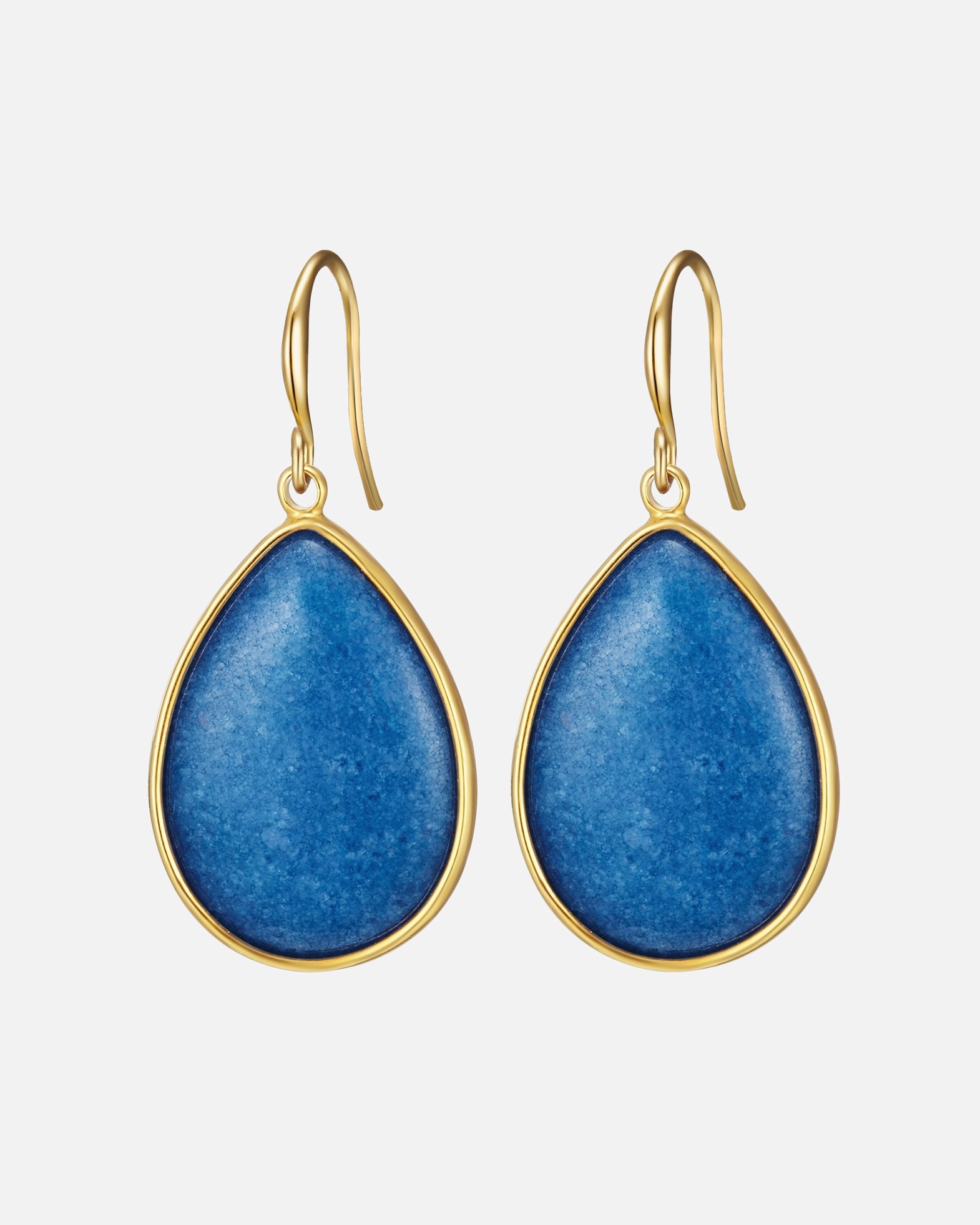 Boucle d'oreilles for FemmeBoucles d´oreilles Laiton Pierre naturelle en Or jaune41,2 mm