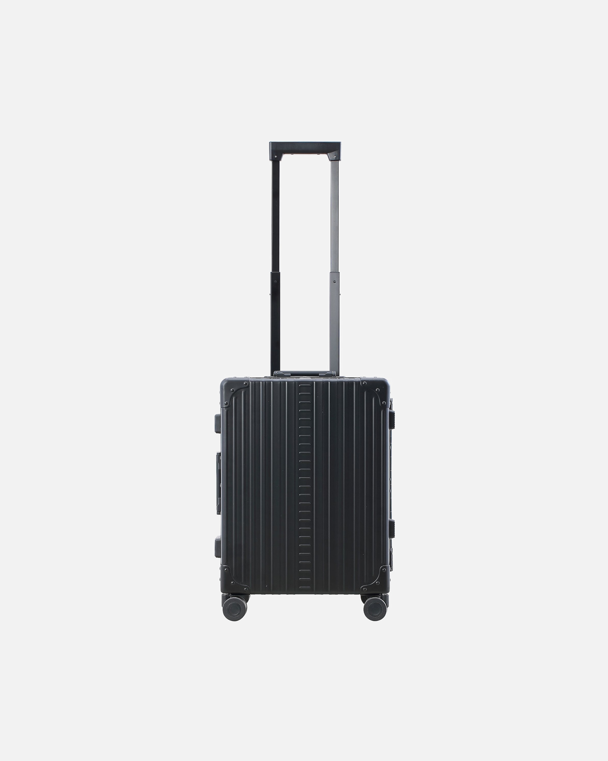 Handgepäckkoffer für Männlich Aleon Traveler Domestic 4-Rollen Kabinentrolley Aluminium 55 cm onyx