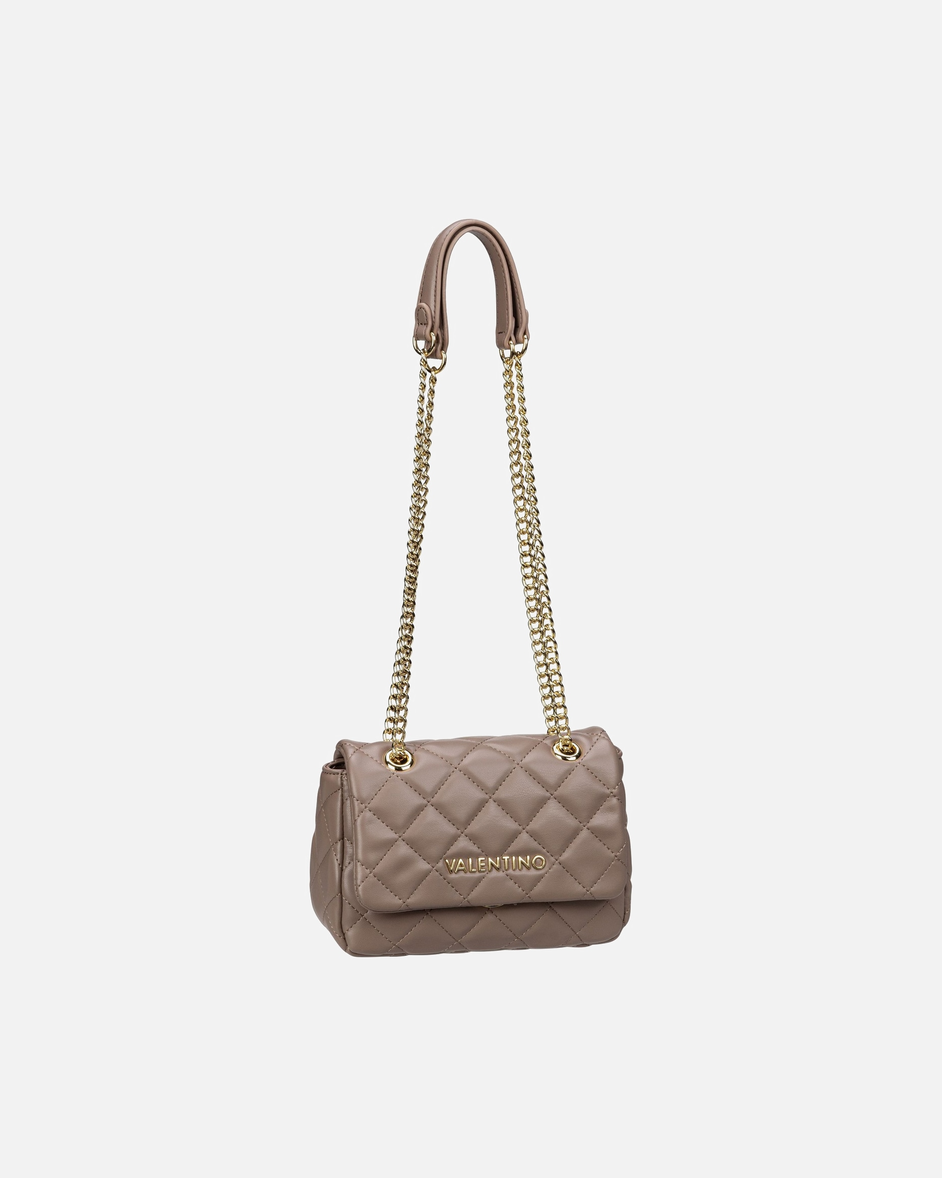 Handtasche für Weiblich Valentino by Mario Valentino Ocarina Schultertasche taupe