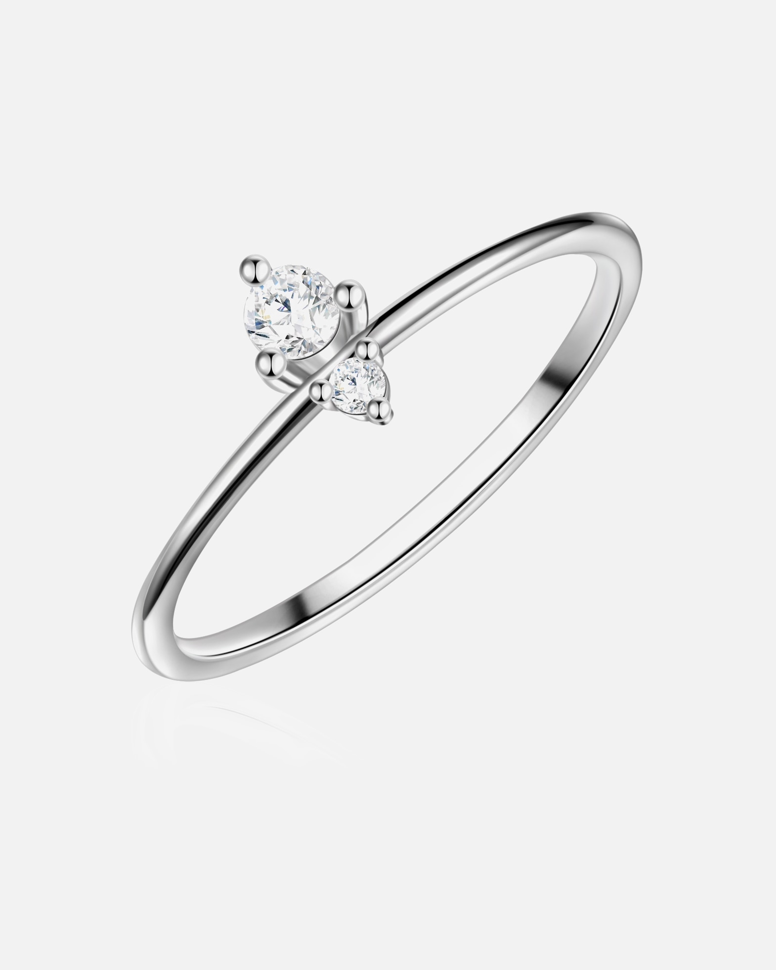 Bague for FemmeGlanzstücke MünchenBague en argent Argent sterling Oxyde de zirconium (CZ) en Argent58