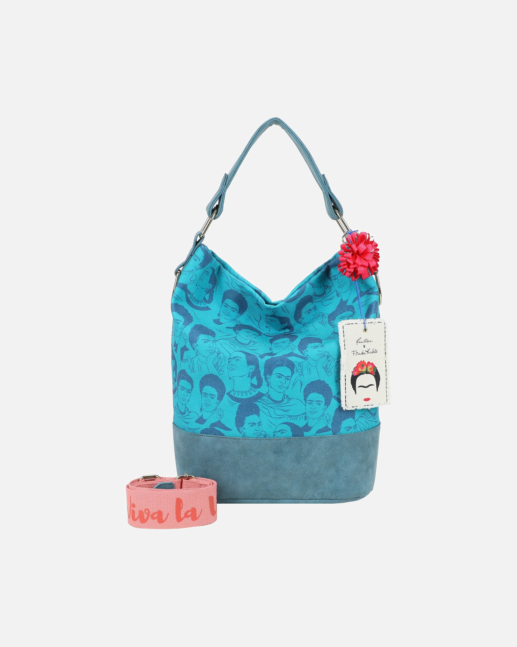 Tasche für Weiblich Fritzi aus Preußen Fritzi x Frida Kahlo Schultertasche frida heads