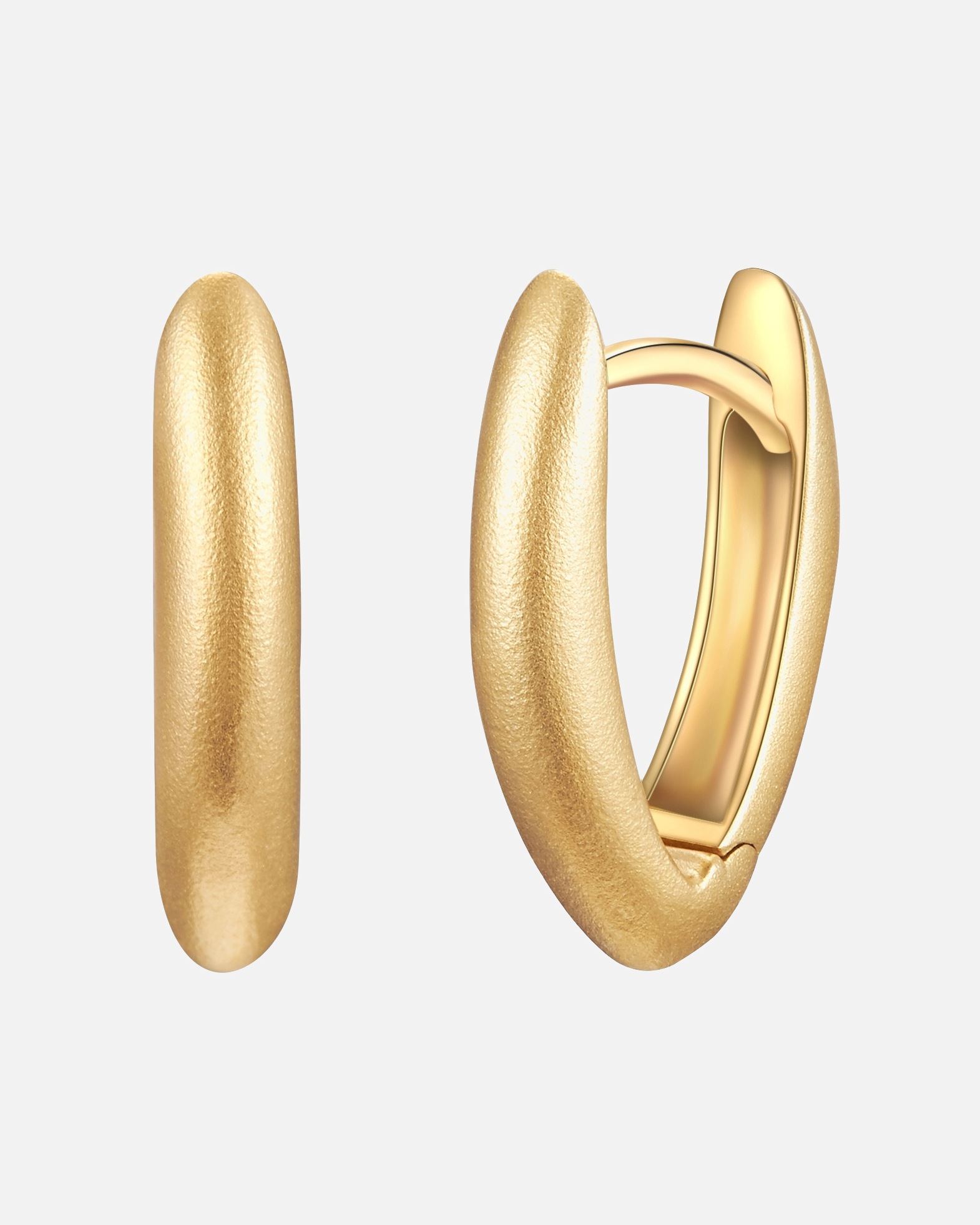 Créoles for FemmeBoucles d´oreilles en Argent sterling en Or jaune14,2 mm