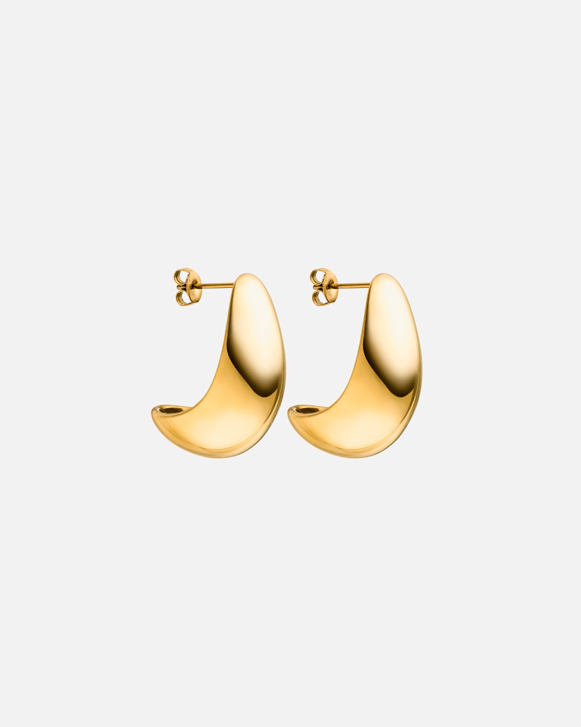 Ohrringe für Weiblich Purelei Big Drop Ohrringe 100% Edelstahl Gold