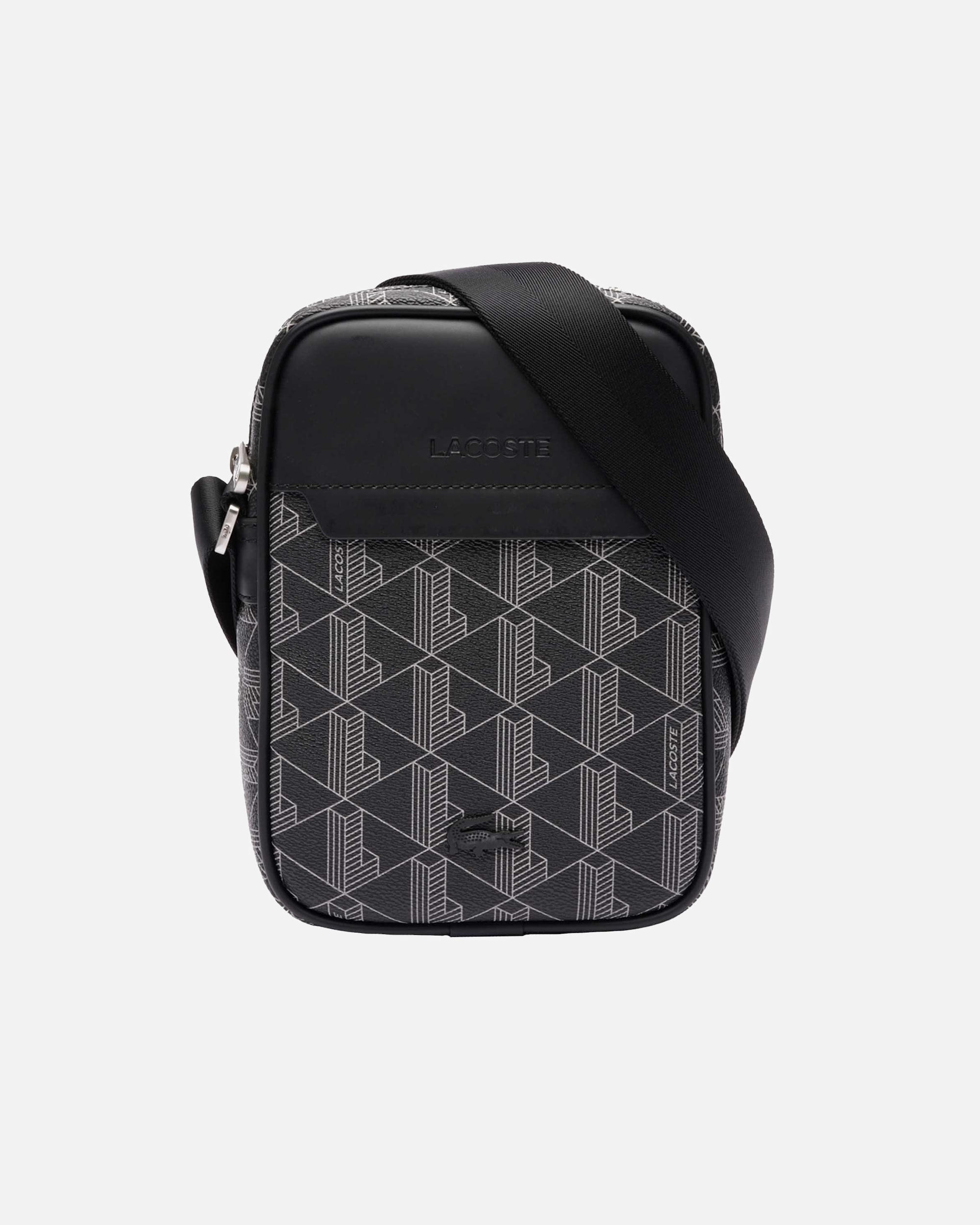 Sac Bandoulière for HommeLacosteThe Blend Sac bandoulièremonogram noir gris