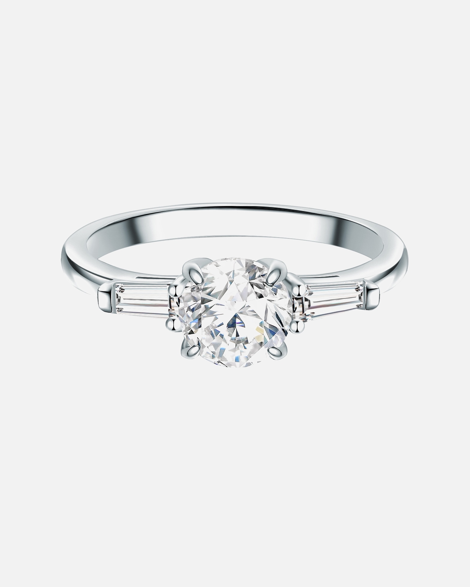 Bague for FemmeTrilaniBague en argent Argent sterling Oxyde de zirconium (CZ) en Argent56