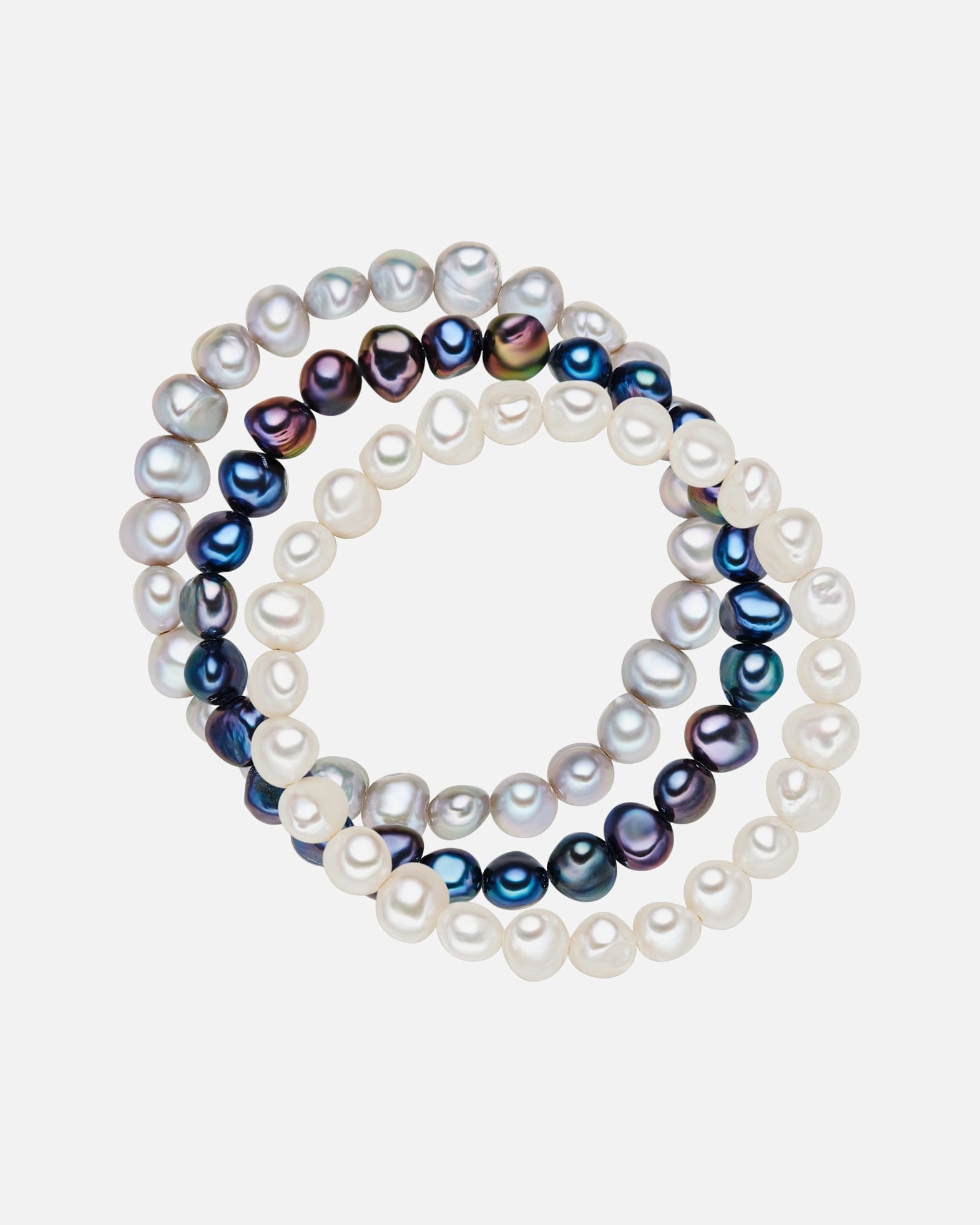 Bracelet for FemmeBracelet en perles Perle de culture d'eau douce Perle de culture d'eau douce en Multicolore19,0 cm