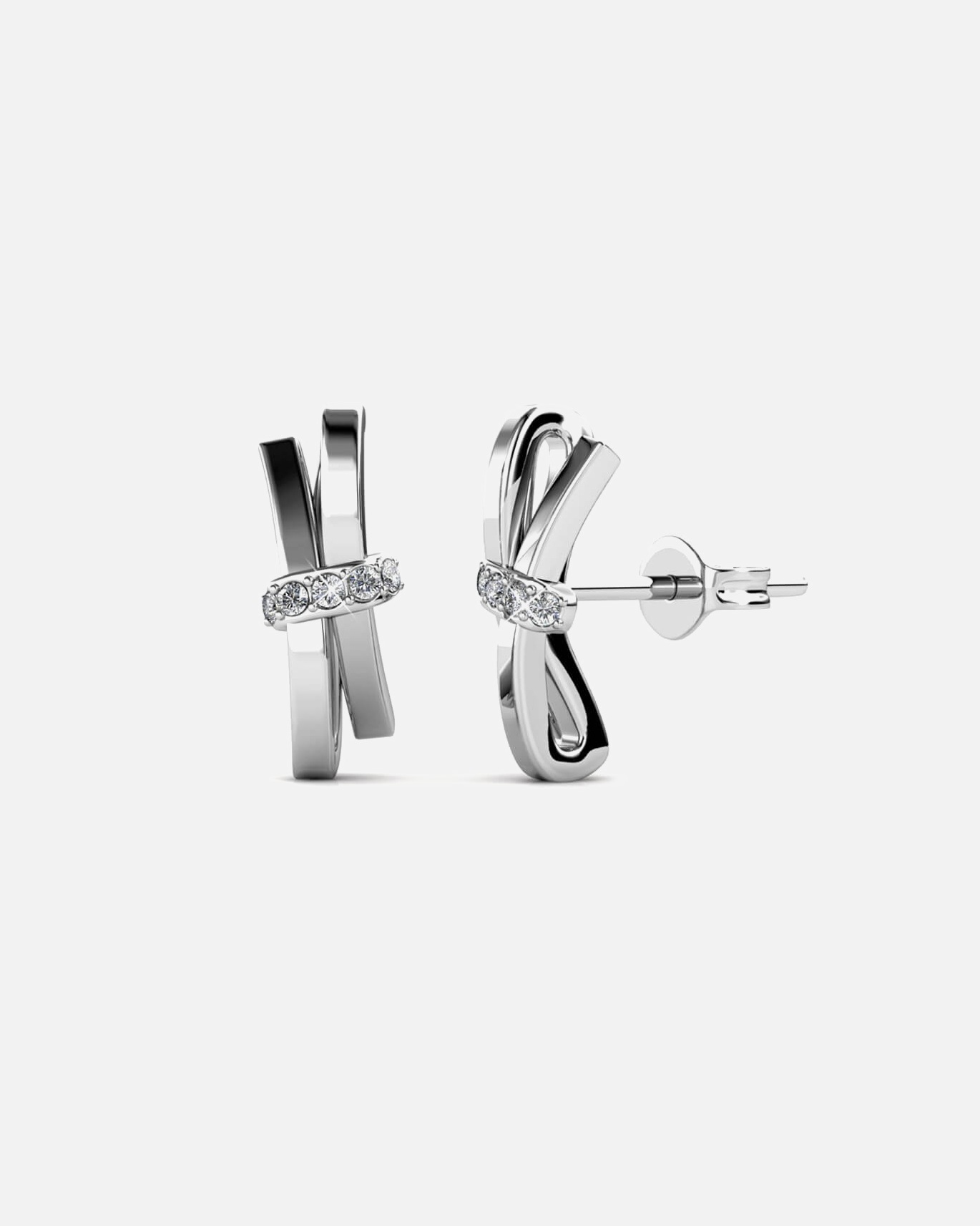 Boucle d'oreilles for FemmeMYC-ParisBoucles d'oreilles Luminous BowBoucles d'oreilles Luminous Bow - Argenté et Cristal