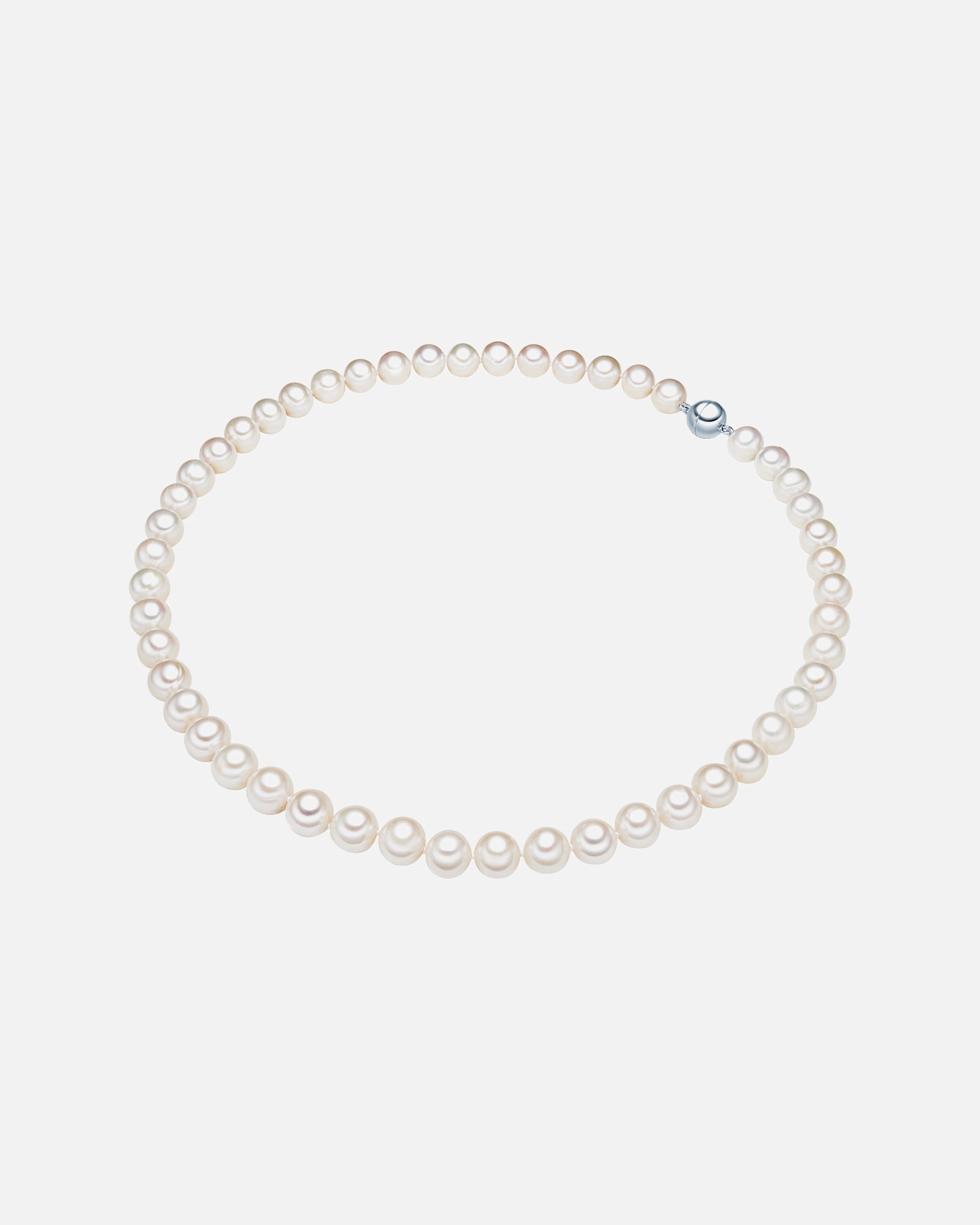 Collier for FemmeValero PearlsChaîne Argent sterling Perle de culture d'eau douce en Argent60 cm