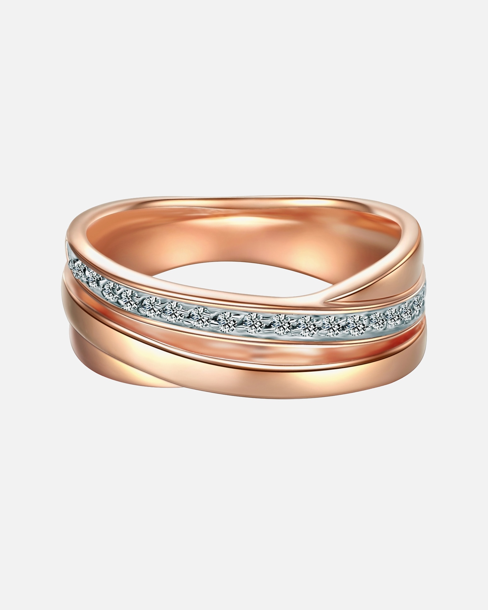 Bague for FemmeTrilaniBague en Argent sterling en Or rose50