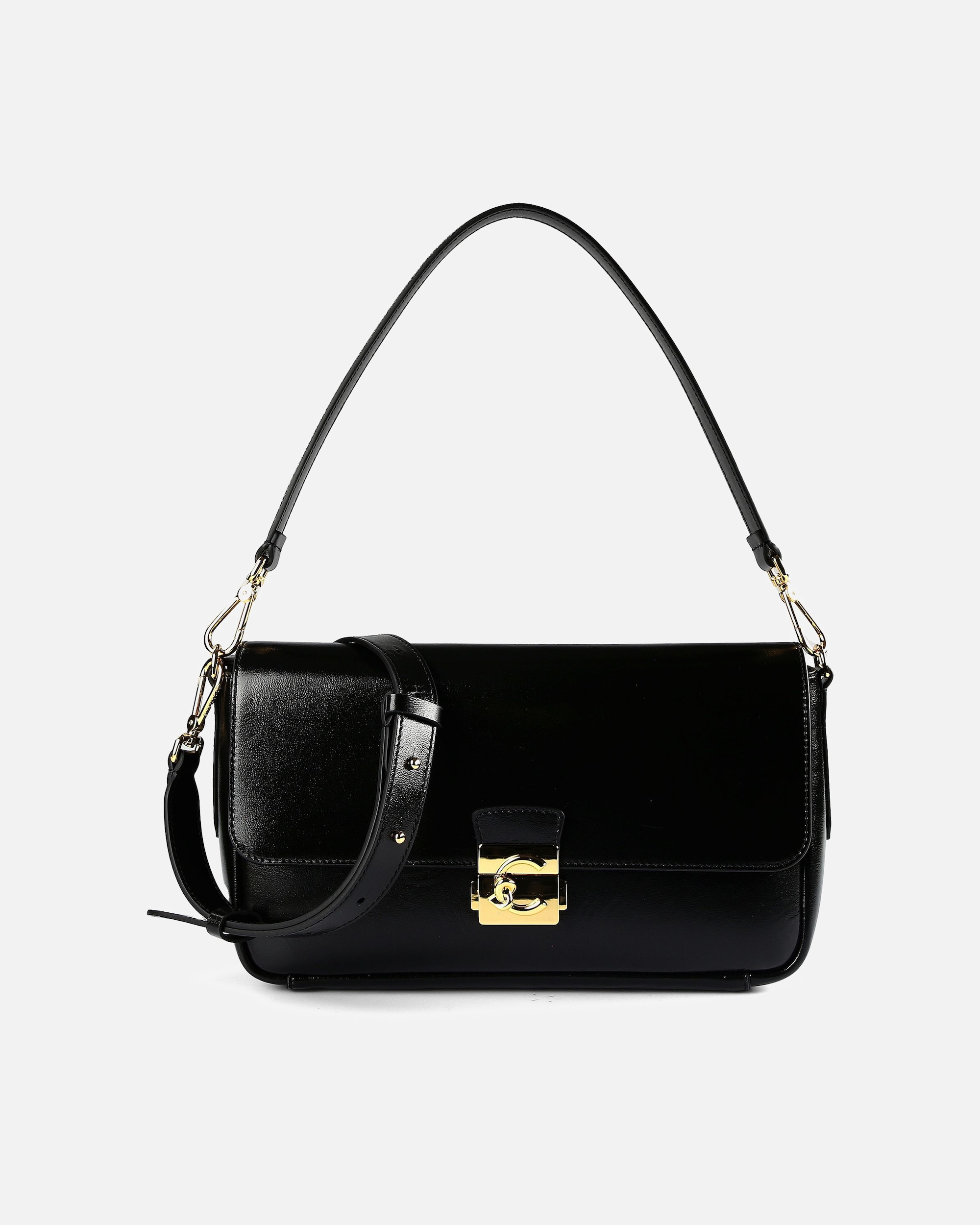 Clutch für Weiblich Coccinelle C-Me Schultertasche noir