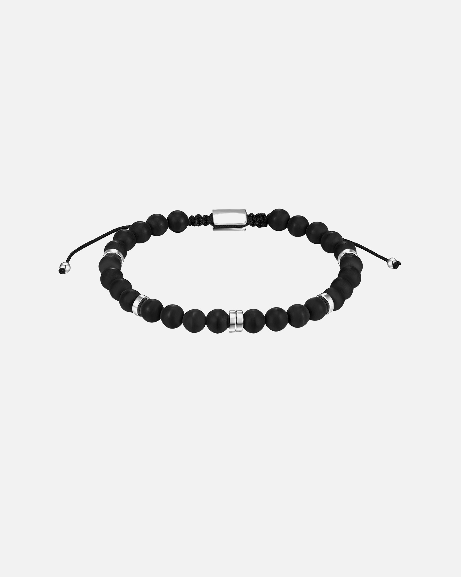 Bracelet for HommeMännerglanzBracelet en Argent sterling en Argentflexibel einstellbar