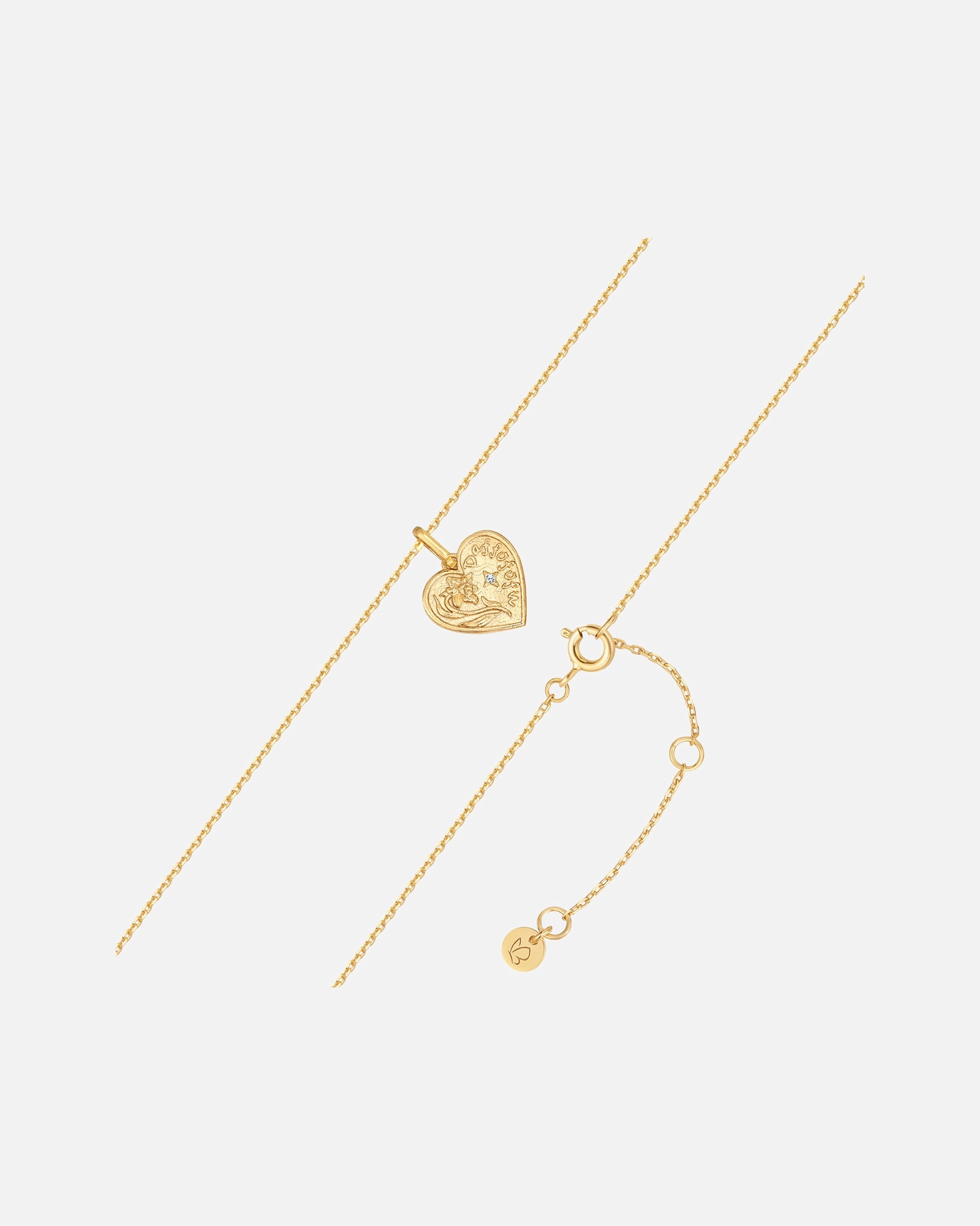 Collier for FemmeGlanzstücke MünchenChaîne Fleur de naissance de mars Jonquille en Argent sterling en Or jaune40,0 cm Basiskette + 5,0 cm Verlängerung