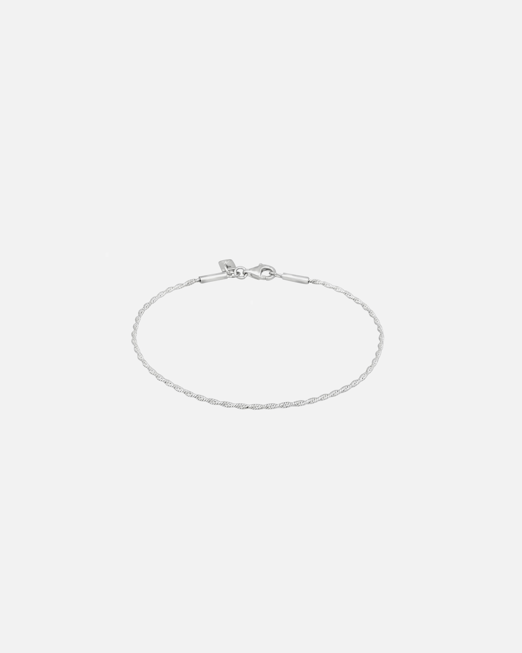 Armband für Männlich KUZZOI Kordelkette 925 Sterling Silber 21