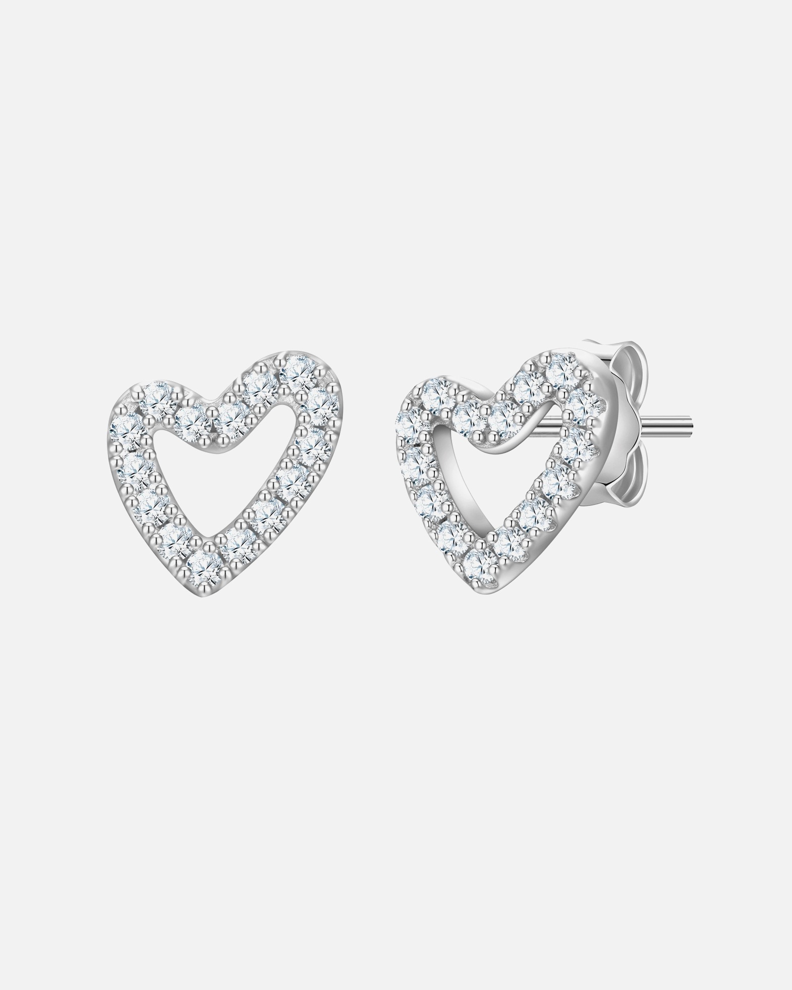 Boucle d'oreilles for FemmeBoucles d´oreilles Coeuren Argent sterling en Argent6,7 mm