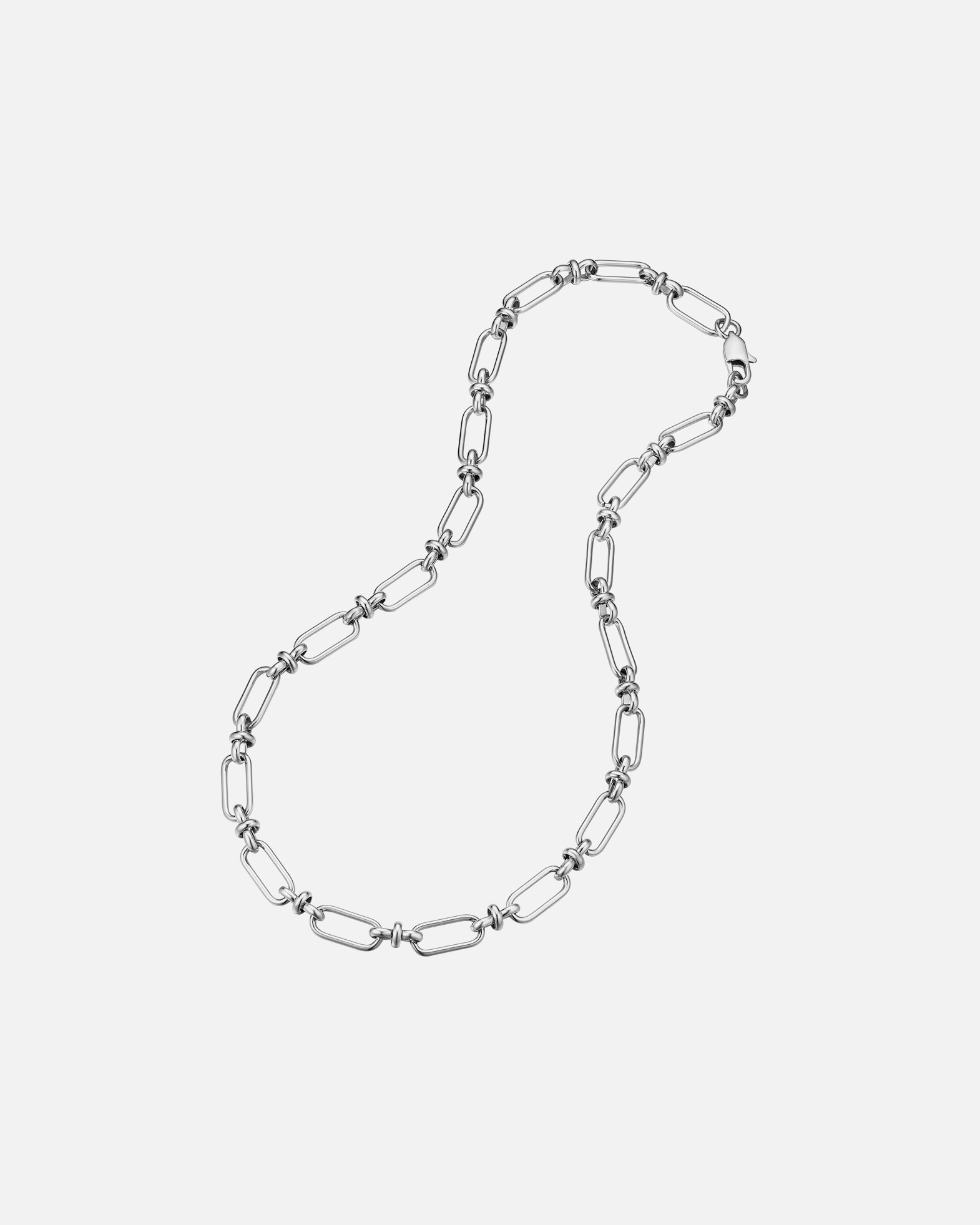 Halskette für Männlich True Rebels Halskette aus Edelstahl in silber 50 cm