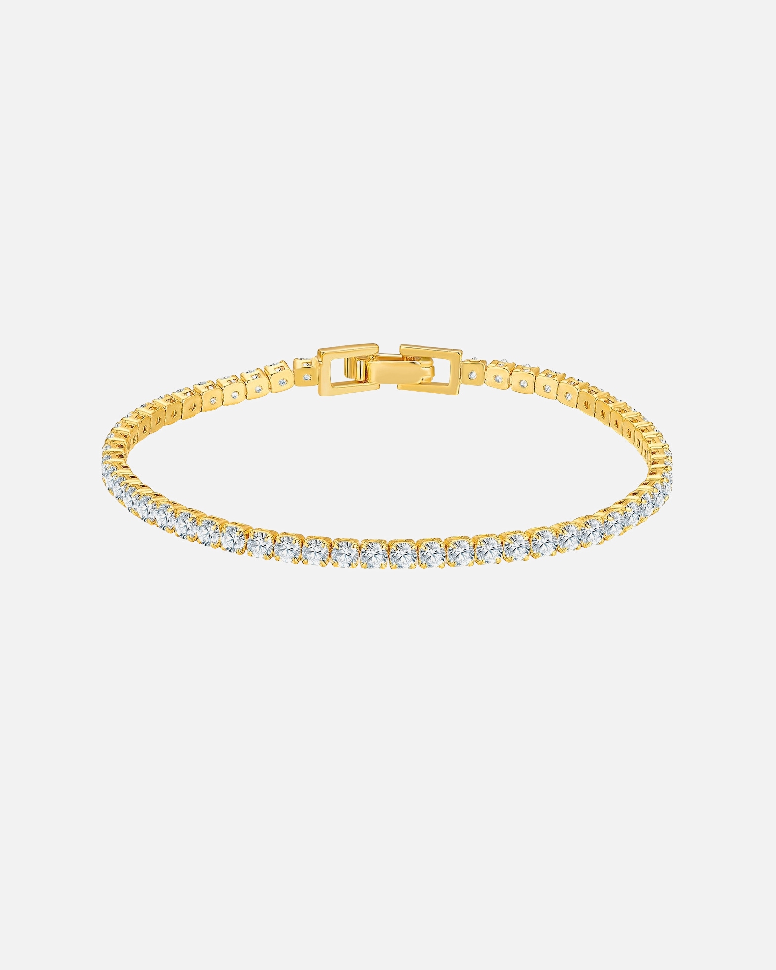 Bracelet for FemmeGlanzstücke MünchenBracelet Argent sterling Oxyde de zirconium (CZ) en Or jaune21 cm