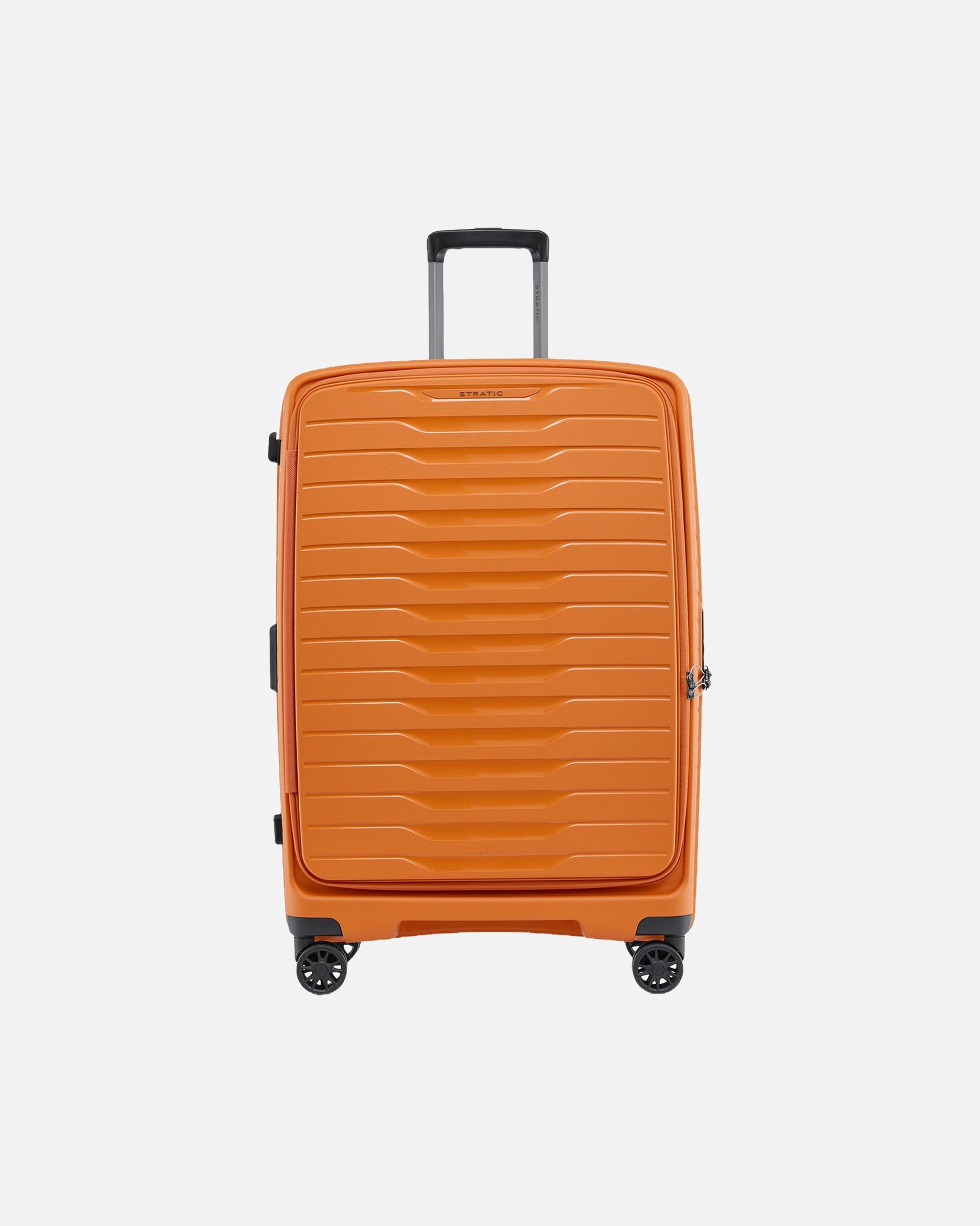 Trolley für Unisex Stratic Novium 4 Rollen Trolley L 75 cm mit Dehnfalte rosso-clay