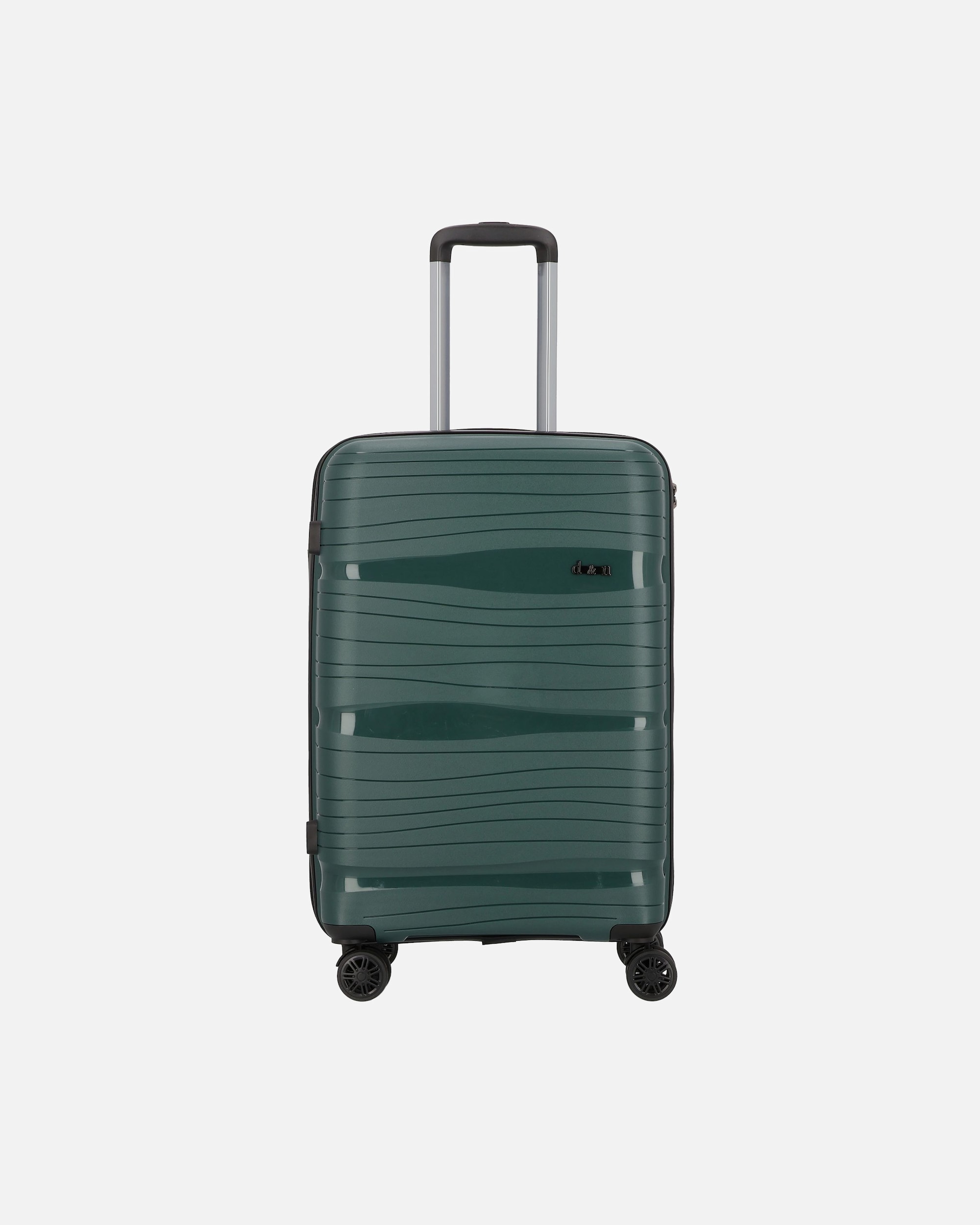 Trolley für Männlich d & n Travel Line 4300 4 Rollen Trolley M 68 cm dark green