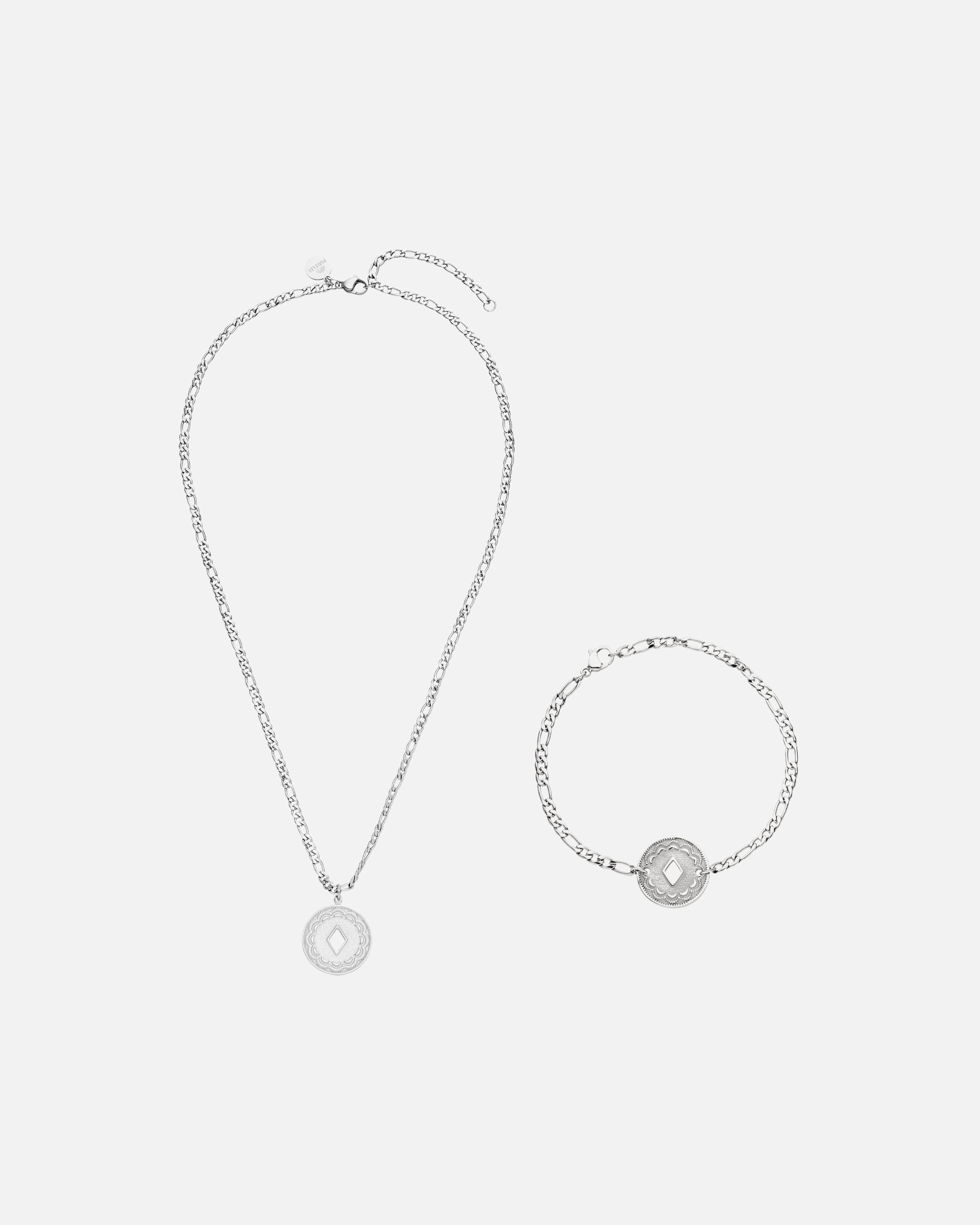 Schmuckset für Unisex Purelei Lolani Schmuck-Set 100% Edelstahl Silber
