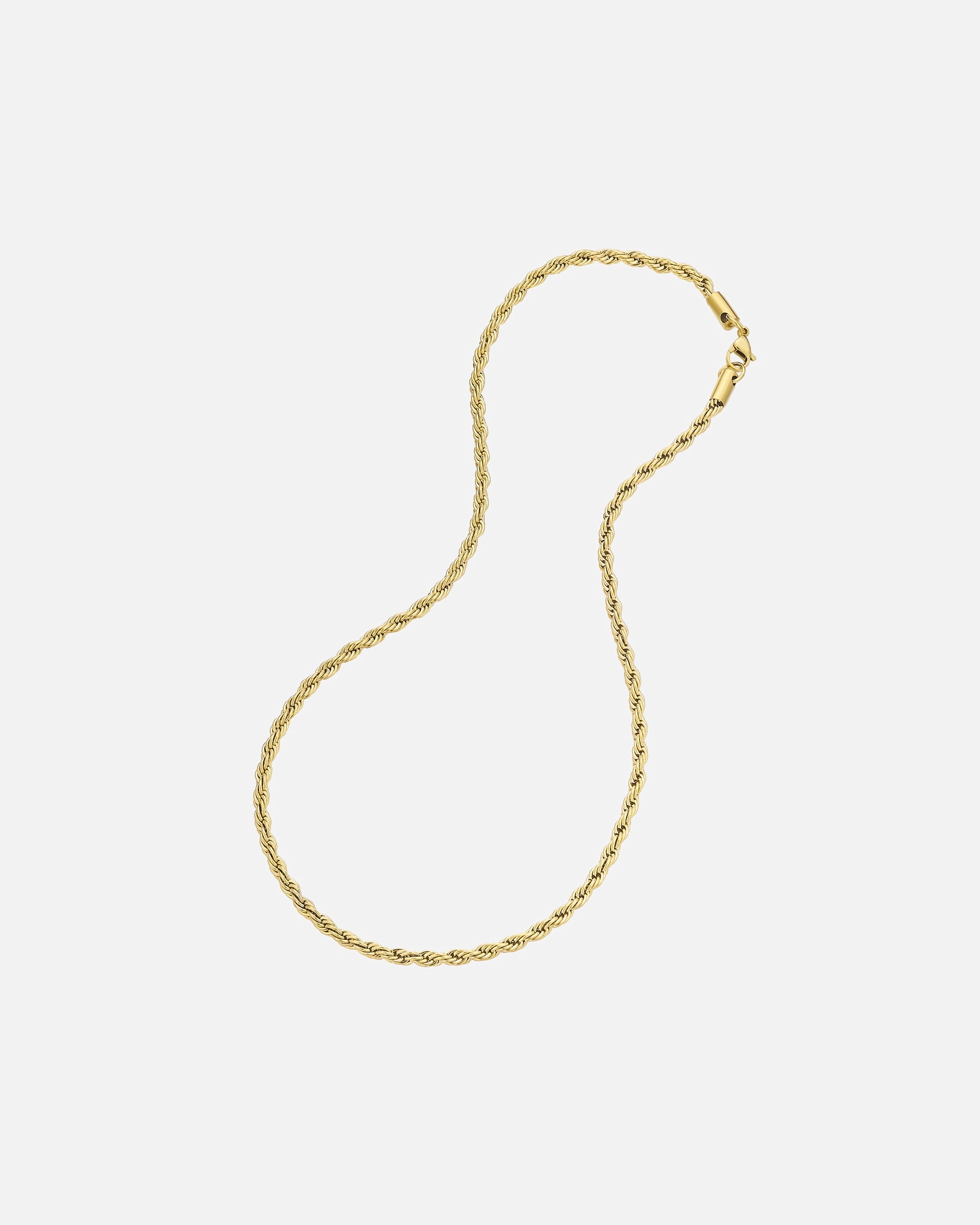 Halskette für Männlich True Rebels Halskette aus Edelstahl in gelbgold 50 cm