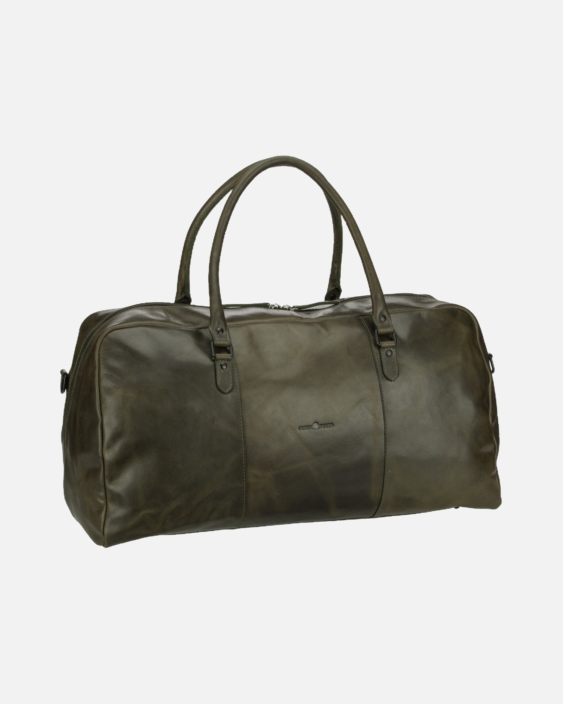 Reisetasche für Unisex Greenburry Newport Weekender Reisetasche Leder 54 cm british green