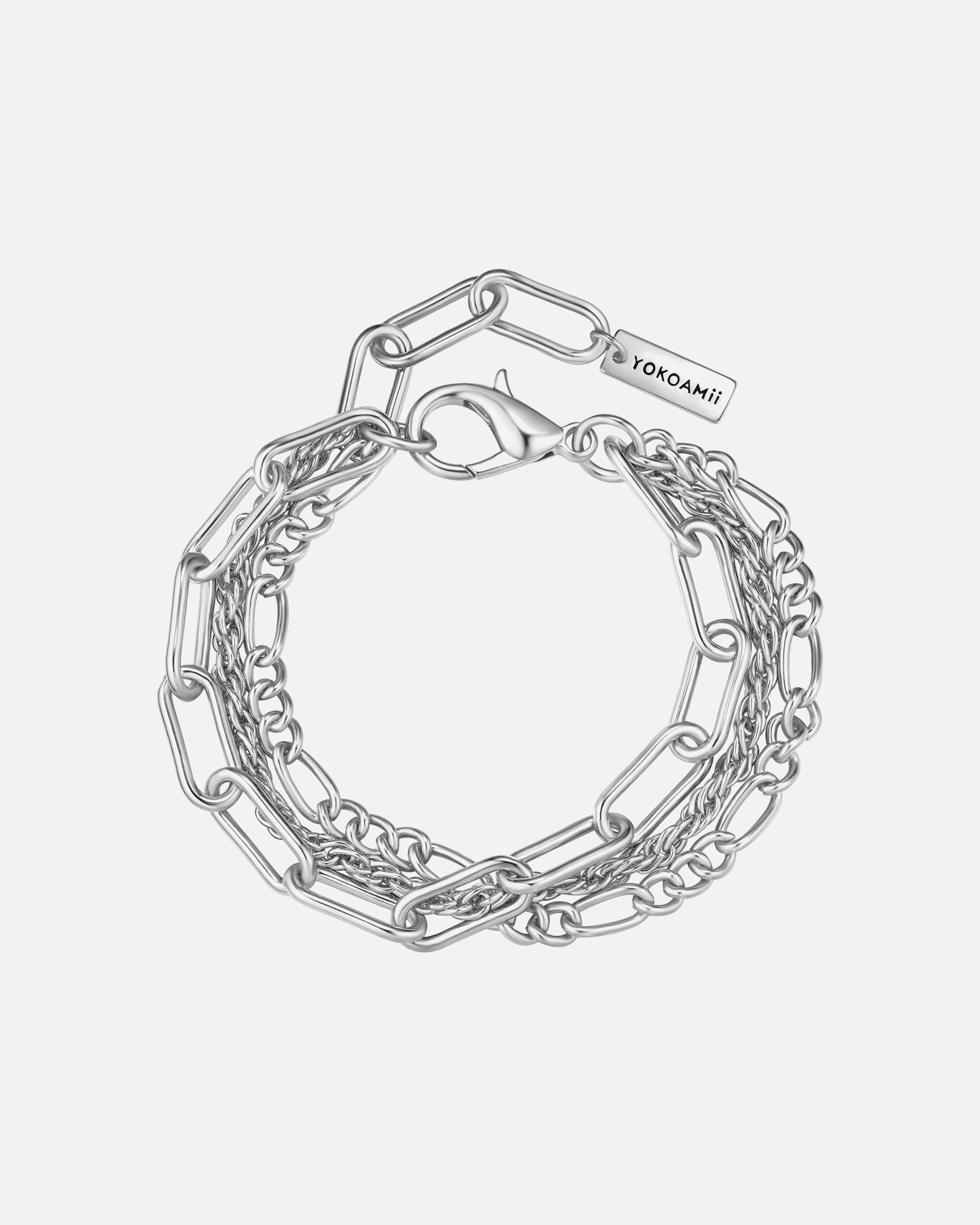 Bracelet for FemmeBracelet en Alliage de Métal argenté19,0 cm Basislänge + 3,0 cm Verlängerung