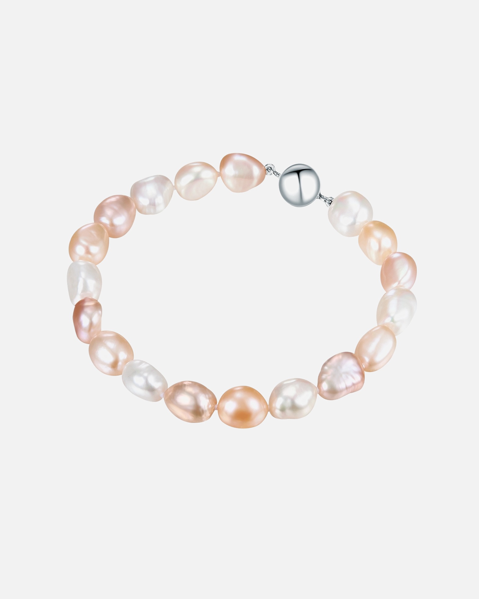 Bracelet for FemmeBracelet en perles Perle de culture d'eau douce Perle de culture d'eau douce en Multicolore19,5 cm