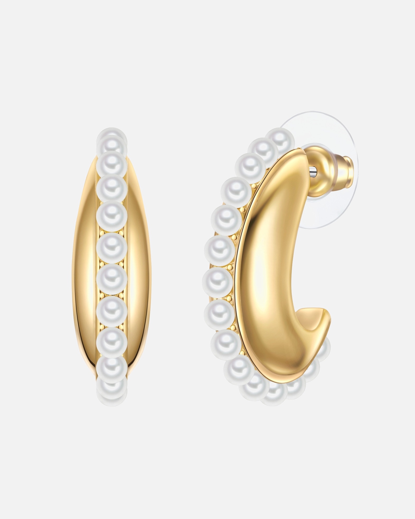 Créoles for FemmeBoucles d´oreilles en Alliage de fer en Or jaune27,1 mm